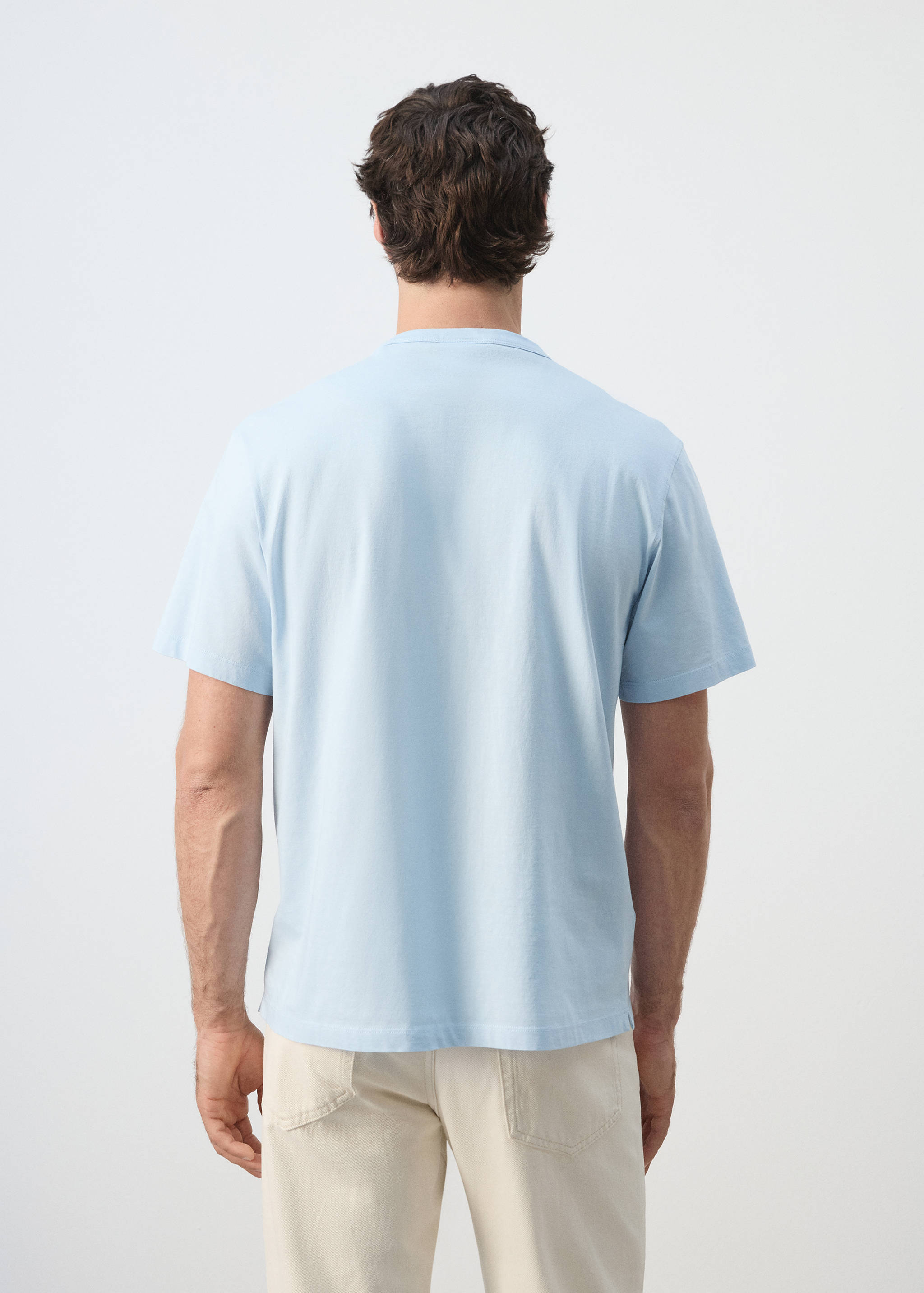 Camiseta regular fit 100% algodón - Reverso del artículo