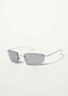 Rimless mirrored sunglasses — Silver 8