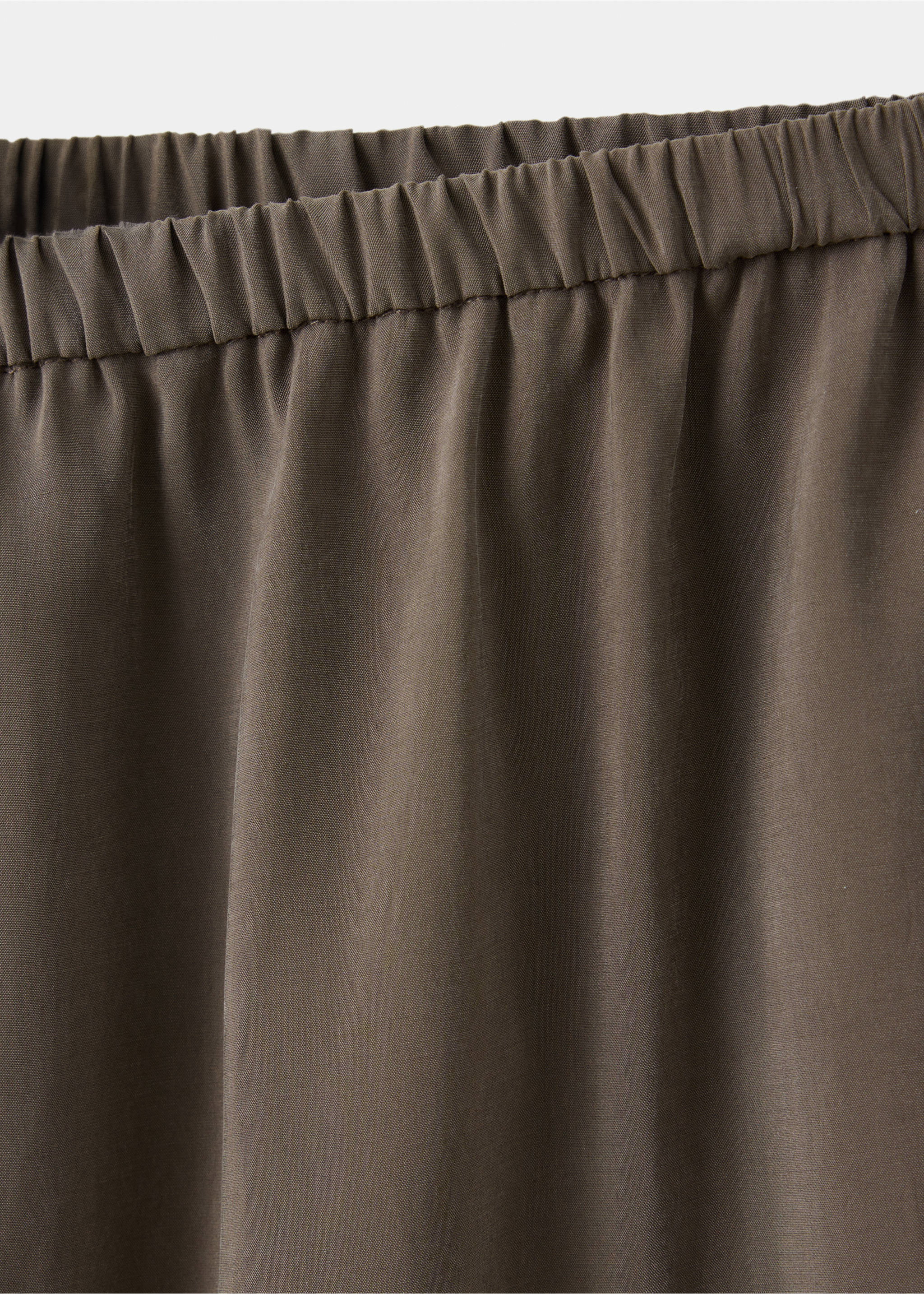 Pantalón bombacho cintura elástica - Detalle del artículo 8, Chocolate. Ref: 37091443-00.
