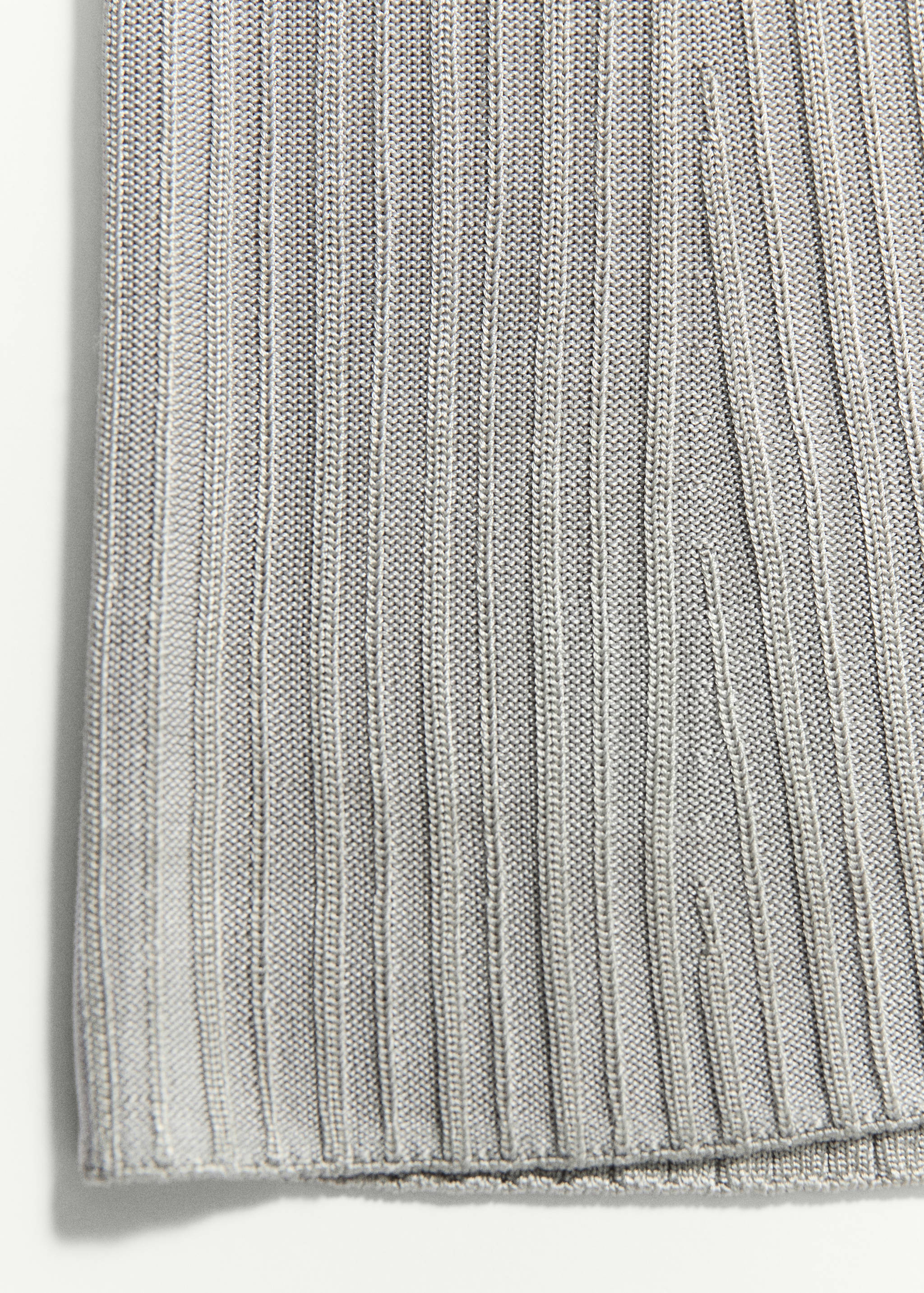 Jersey canalé cuello polo - Detalle del artículo 1