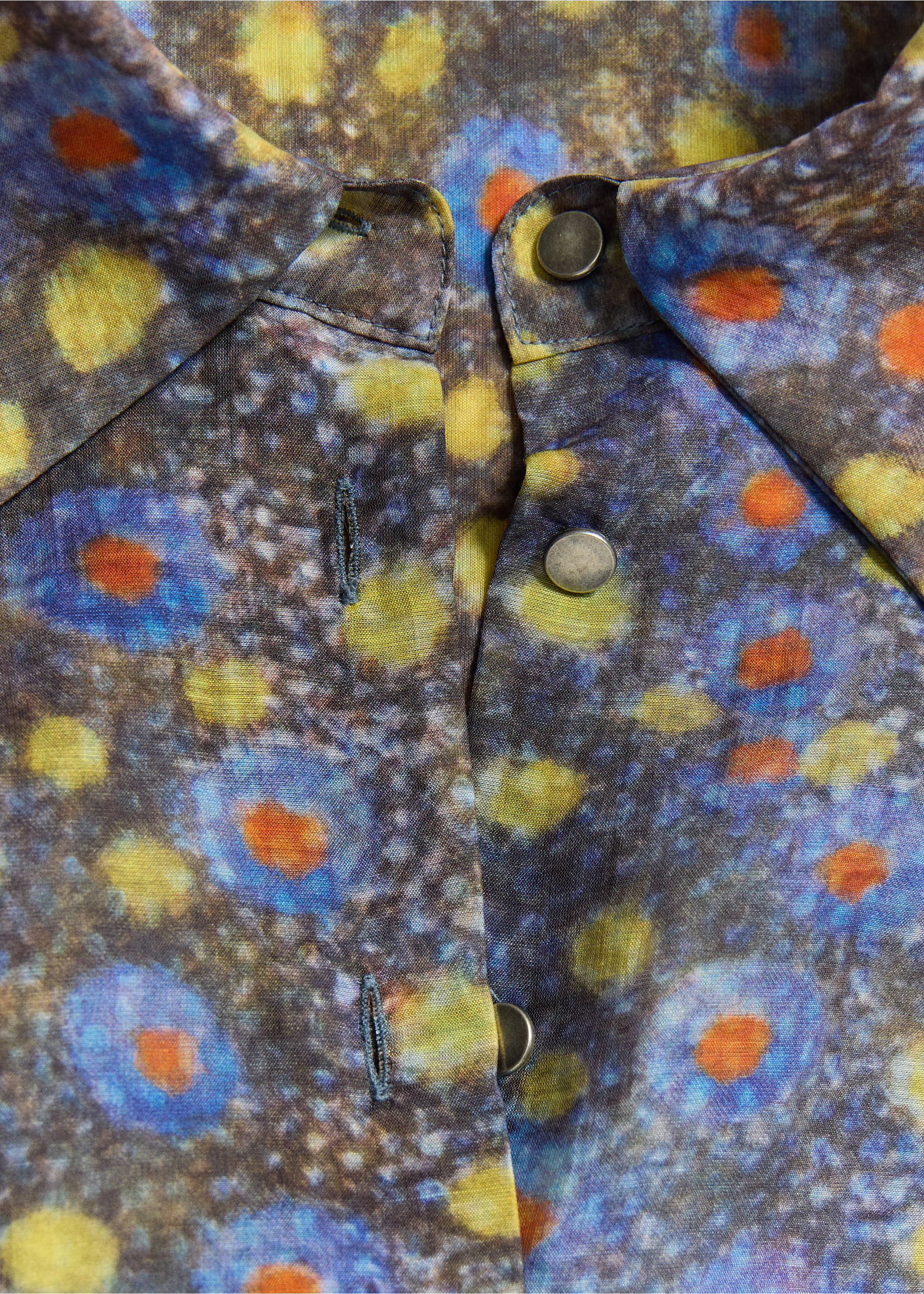 Chemise en lyocell à imprimé floral - Détail de l'article 8, Noir. Ref: 37091448-00.