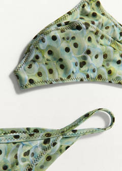 Beaded brazilian bikini briefs — Green 7