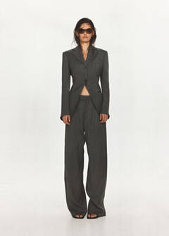 Straight-leg suit trousers with stitching details — Black 5