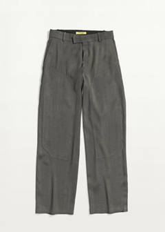 Straight-leg suit trousers with stitching details — Black 7