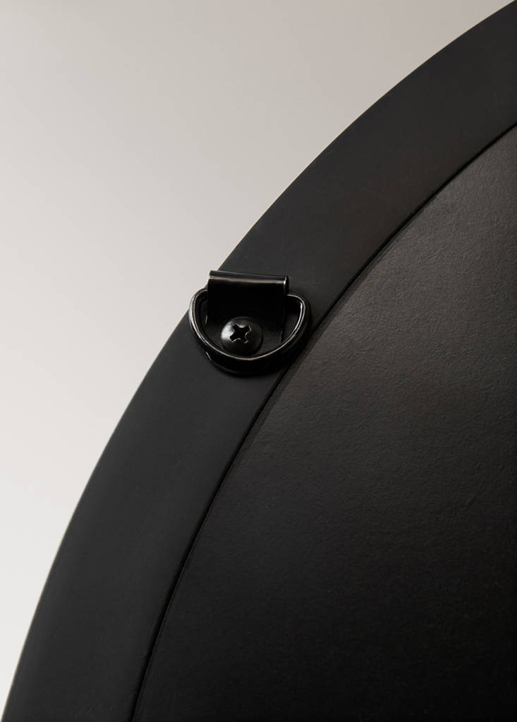 Medium convex mirror — Black