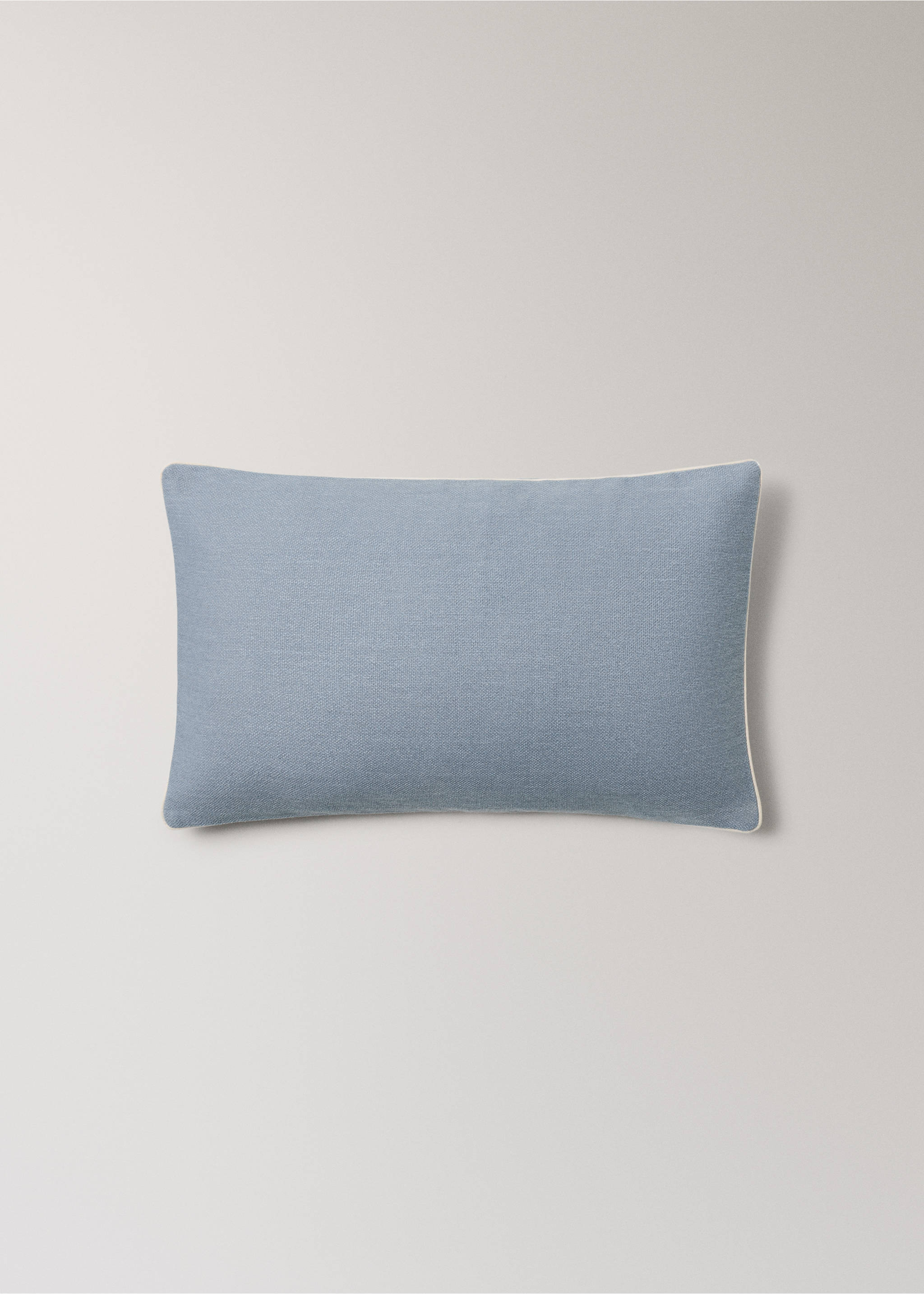 Housse de coussin coton texturé 30x50 cm - Article sans modèle, Vert d´eau. Ref: 37091461-00.
