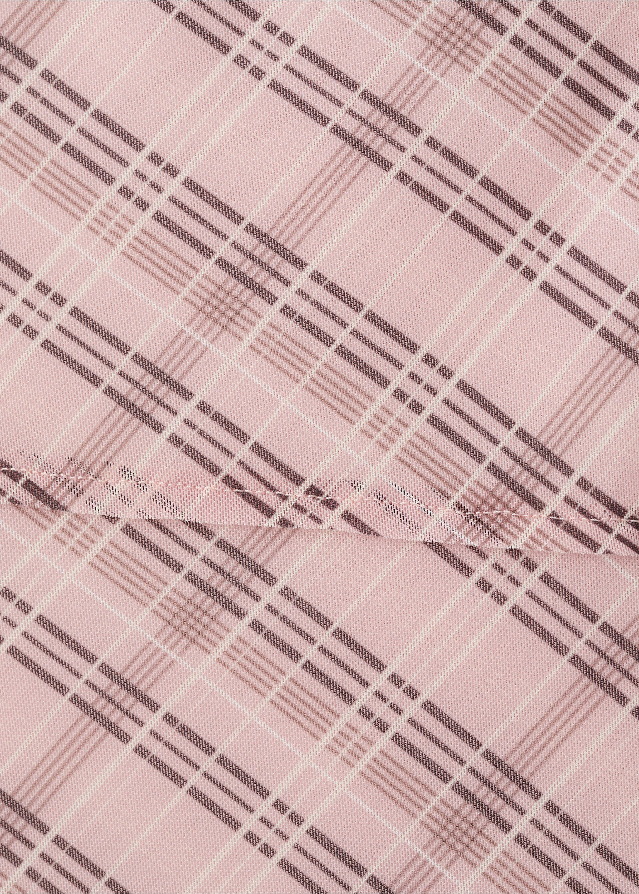 Jupe asymétrique carreaux - Détail de l'article 0, Rose. Ref: 37091464-00.