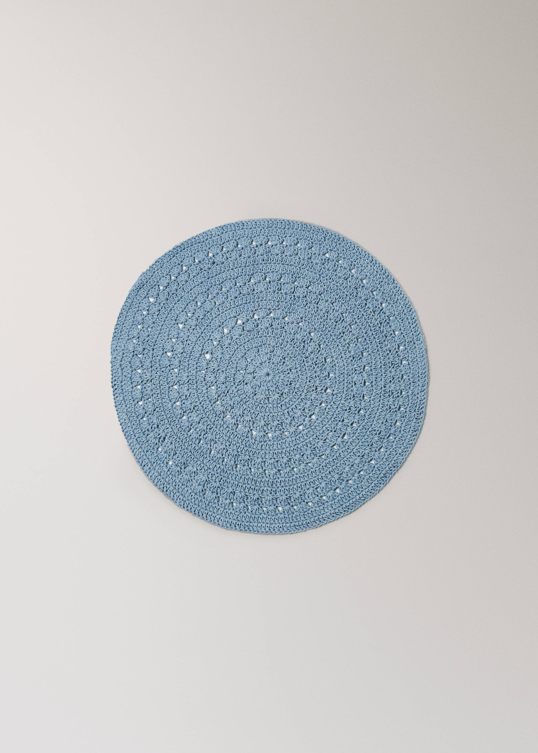 Round cotton table mat - Article without model