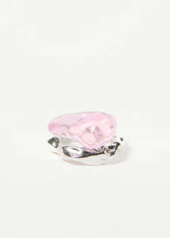 Set of rings with irregular design — Silver 3