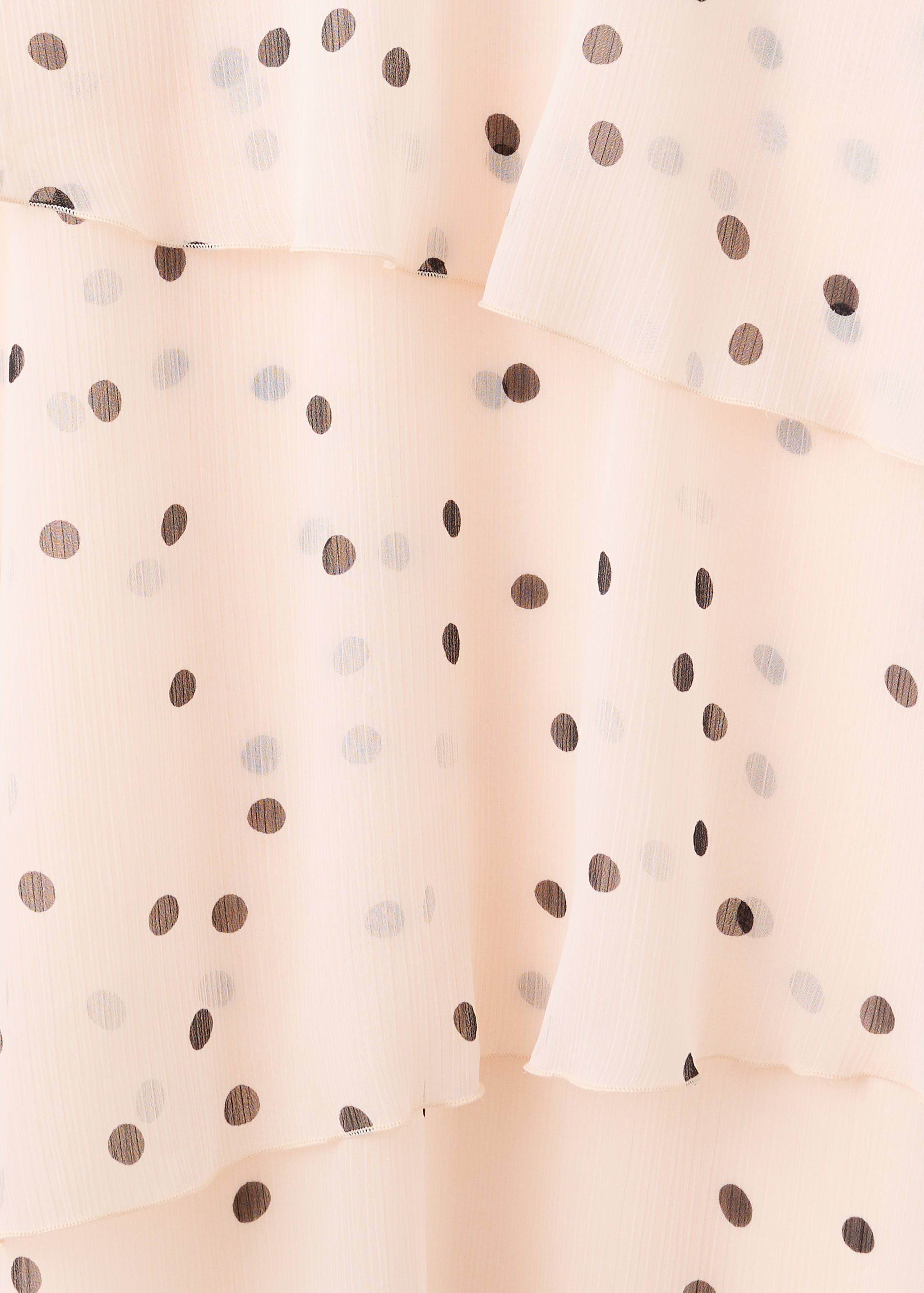 Vestido lunares manga abullonada - Detalle del artículo 0