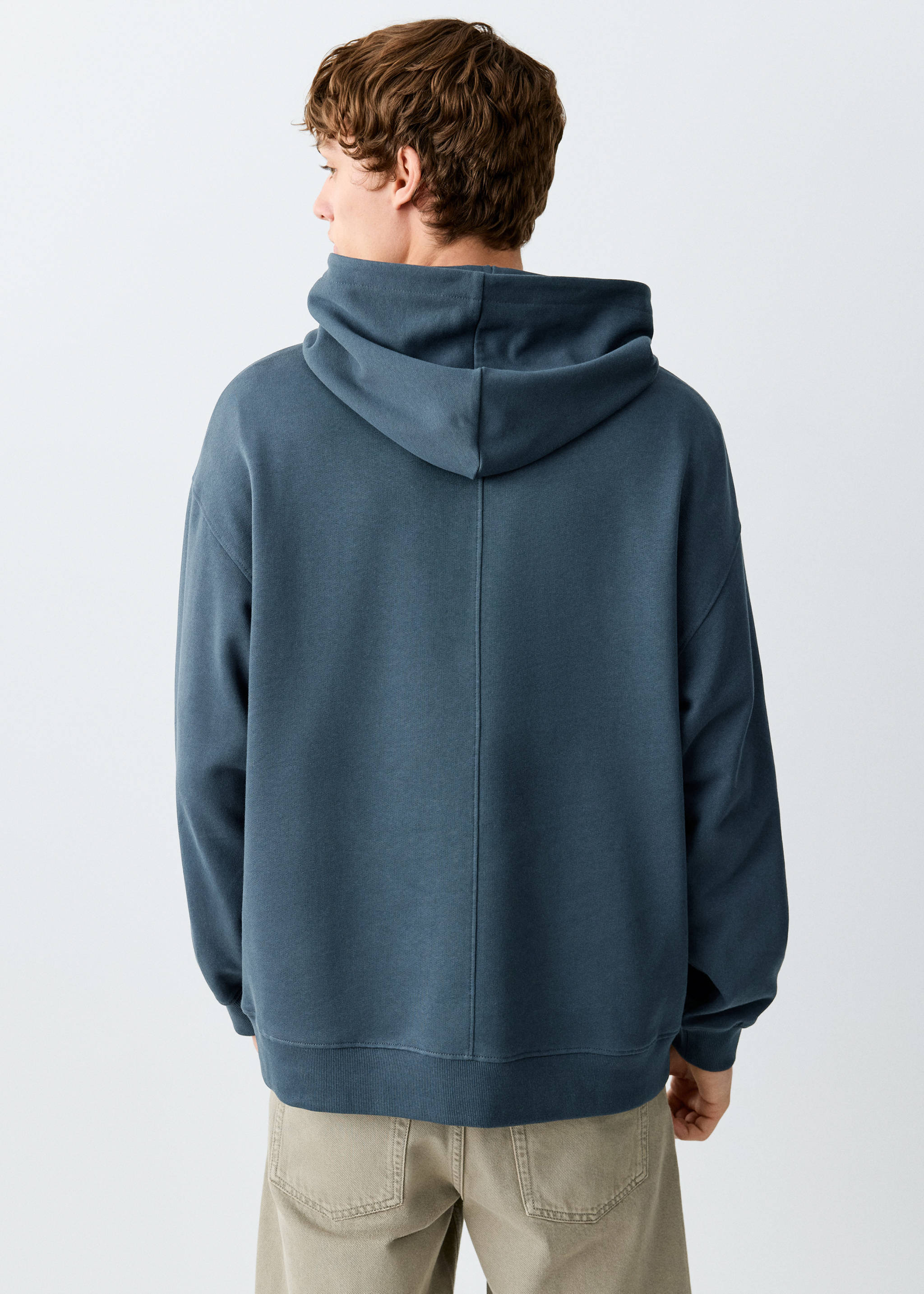 Bedrukte hoodie - Achterkant van het artikel