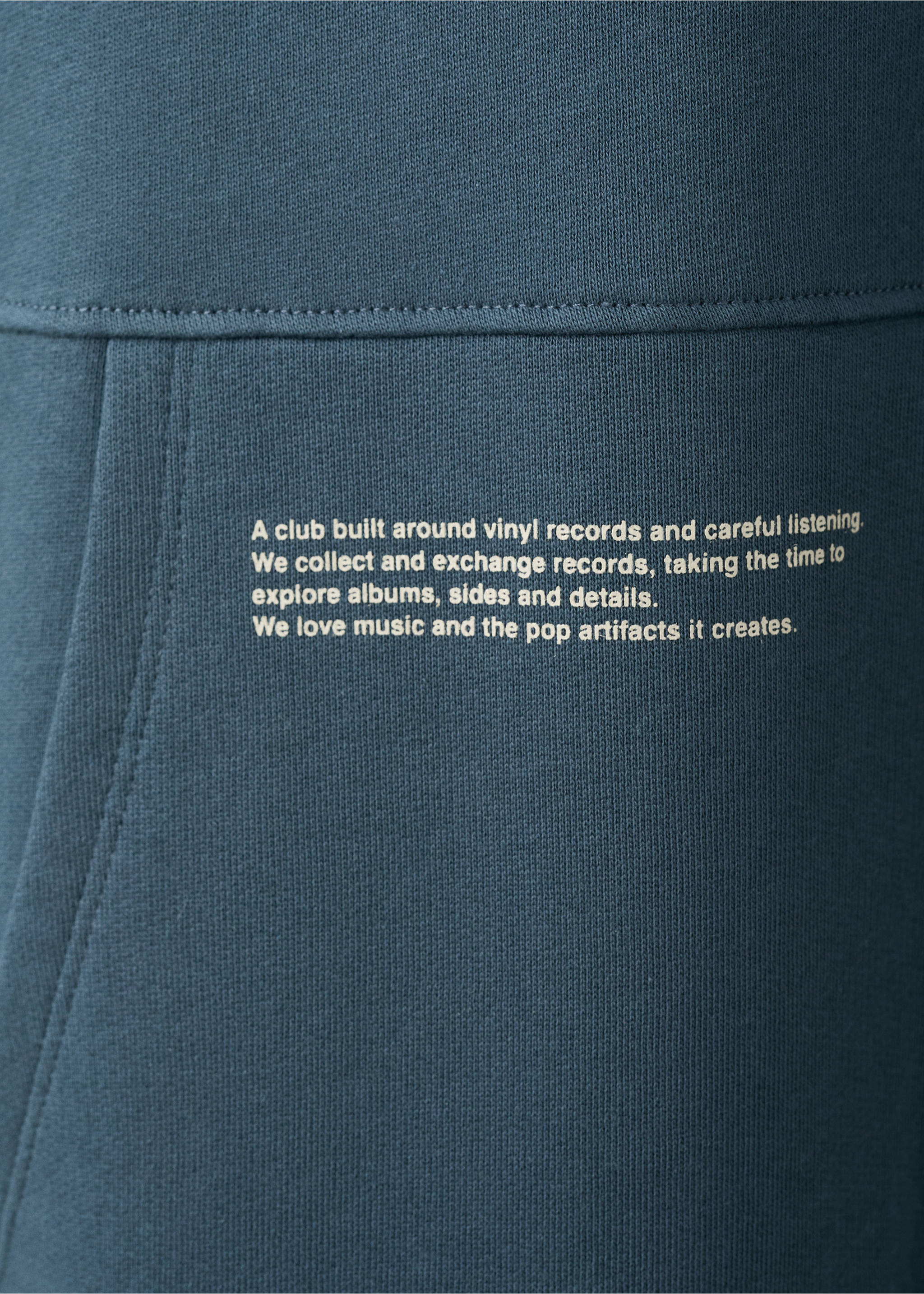 Bedrukte hoodie - Detail van het artikel 0, Marineblauw. Ref: 37091474-00.