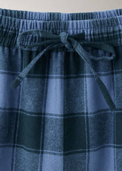 Two-piece flannel check pyjamas — Blue 7