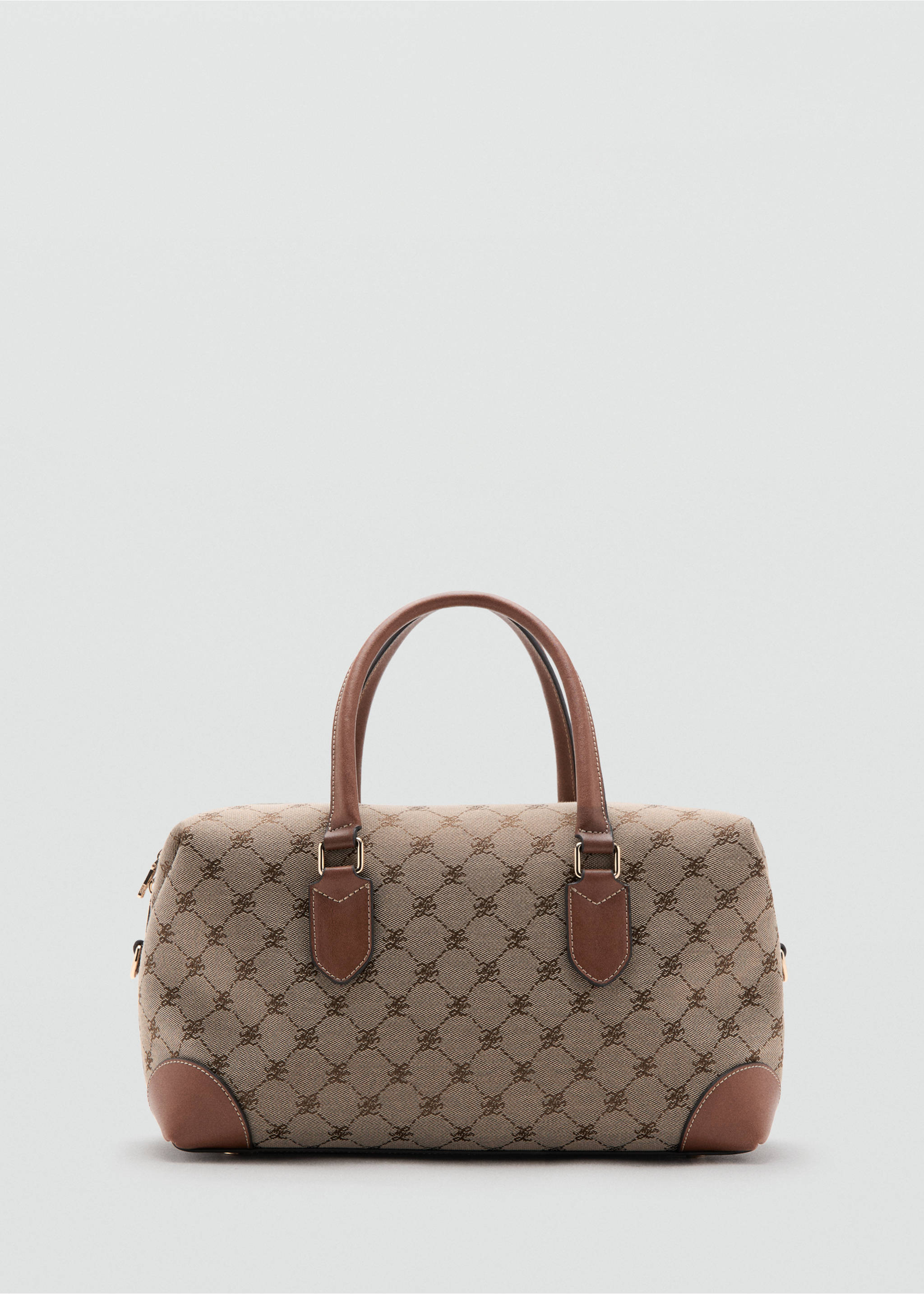 Jacquard logo bowling bag - Article without model, Leather. Ref: 37091477-00.