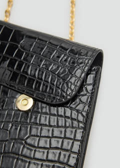 Shiny glitter coconut phone case — Black 3
