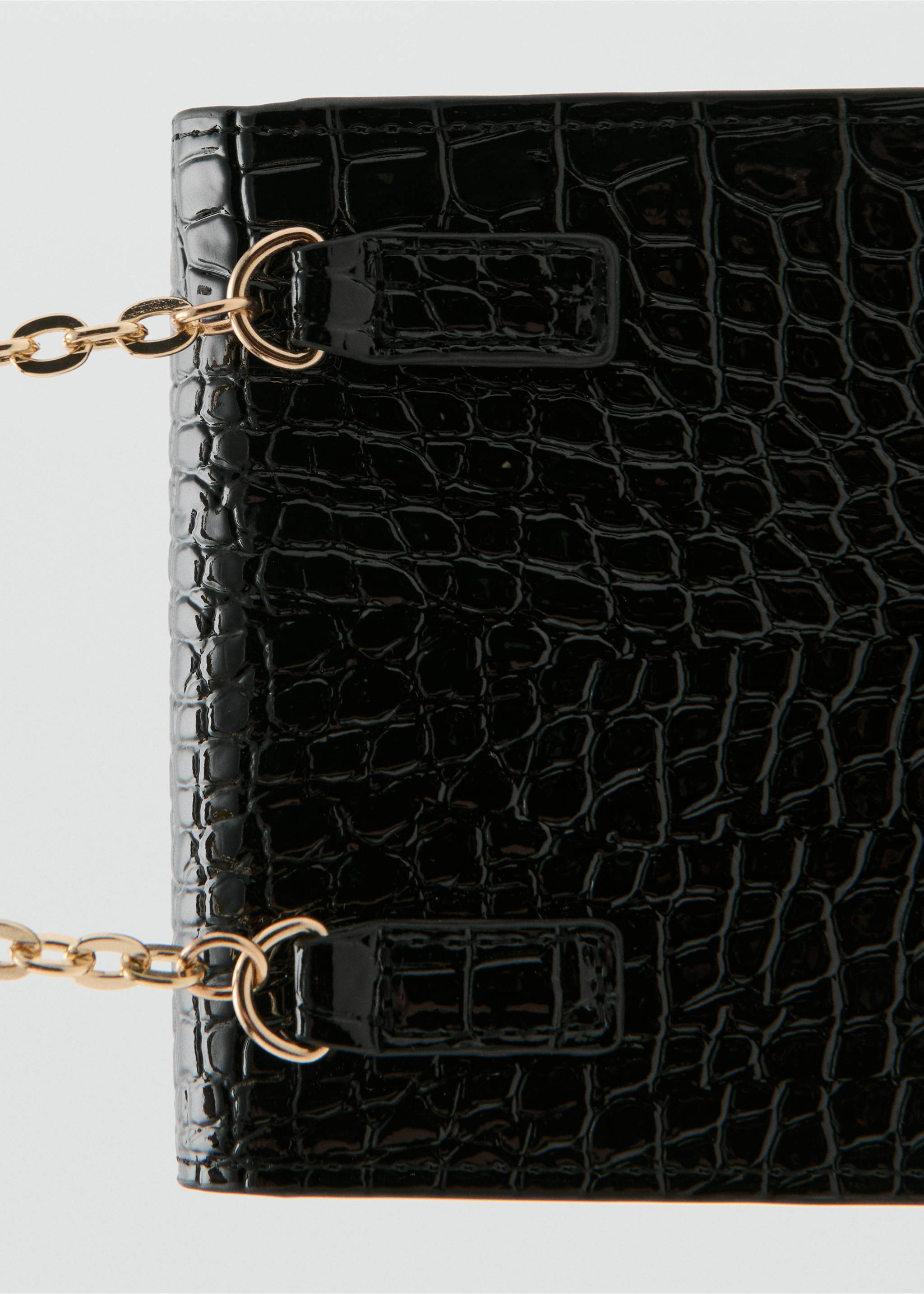 Shiny glitter coconut phone case - Details of the article 2, Black. Ref: 37091479-00.