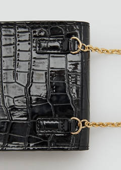 Shiny glitter coconut phone case — Black 4