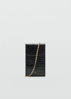 Shiny glitter coconut phone case — Black 1