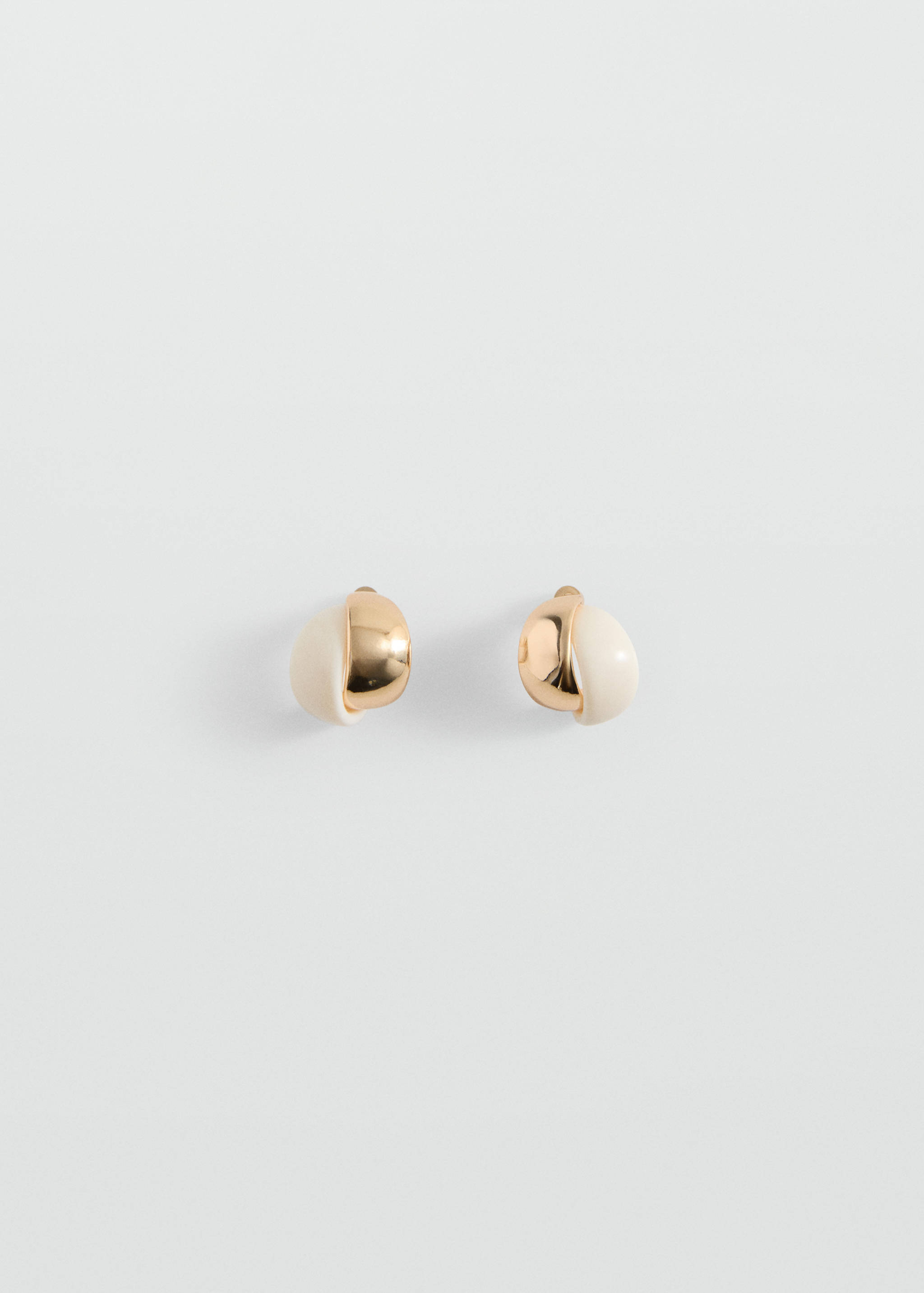 Mixed resin earrings - Article without model