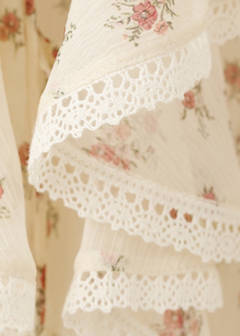 Ruffled floral blouse — Yellow 6