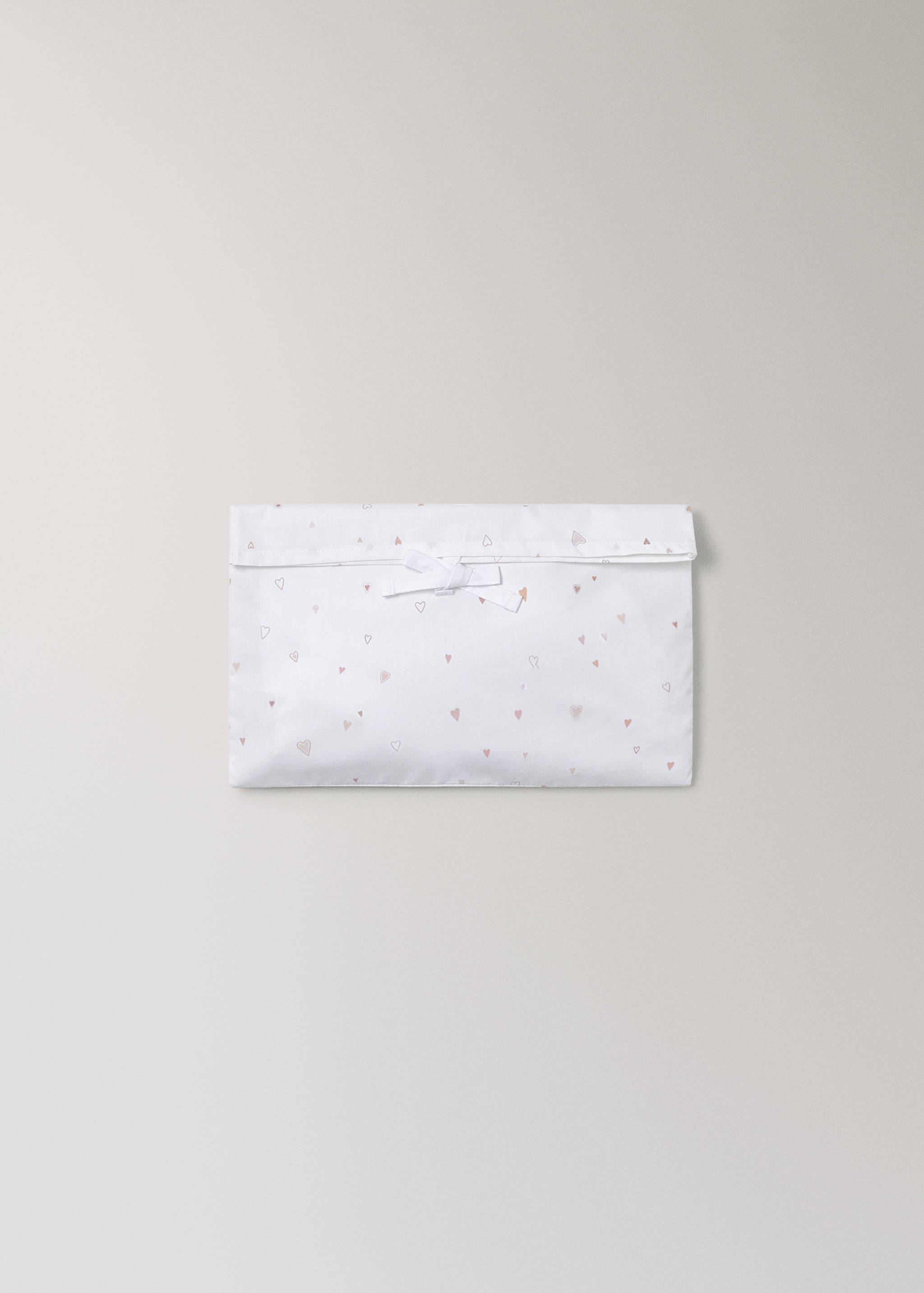 Mini cot mattress and pillow with hearts - Details of the article 2