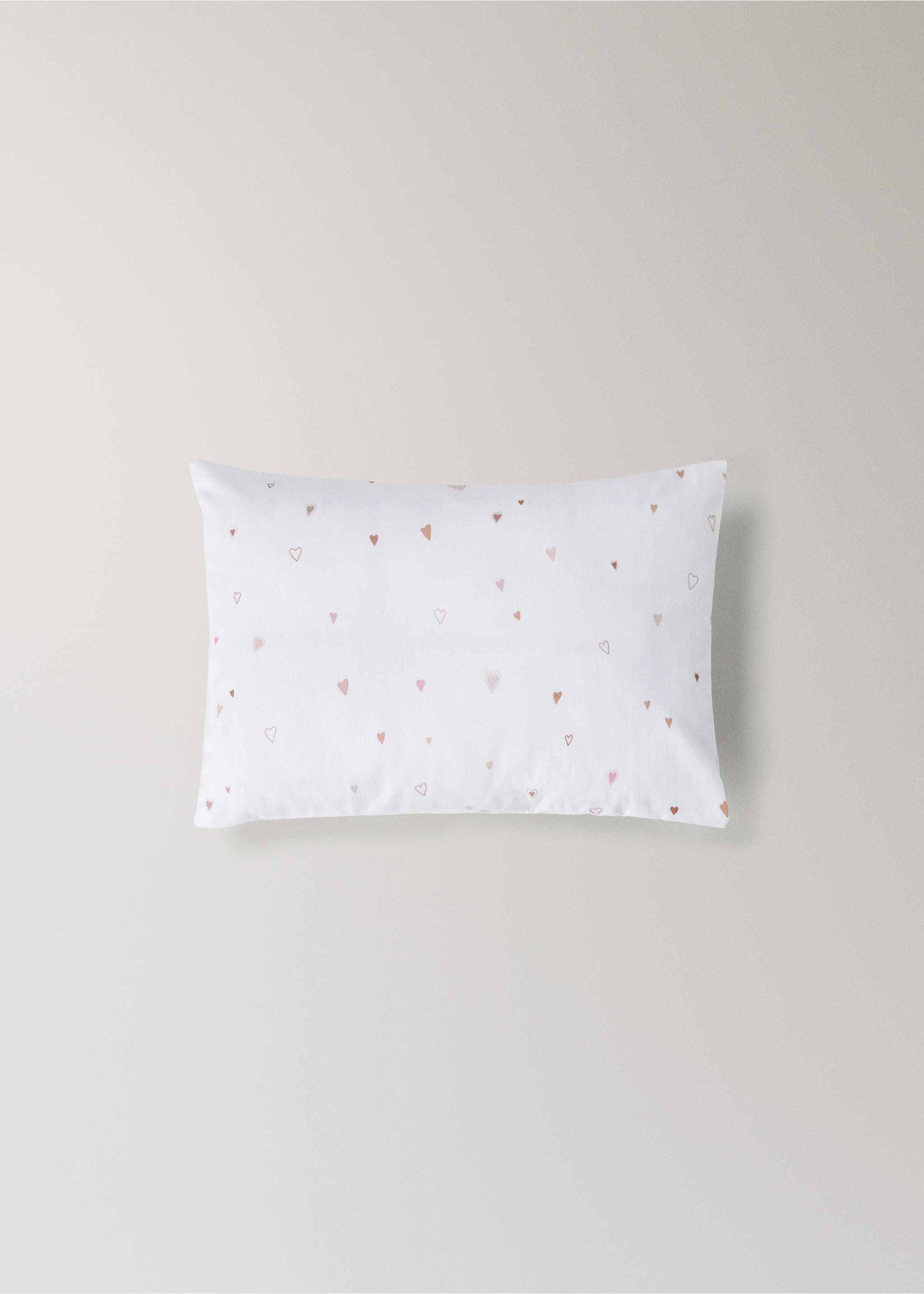 Mini cot mattress and pillow with hearts - Details of the article 9, Nude. Ref: 37091499-00.