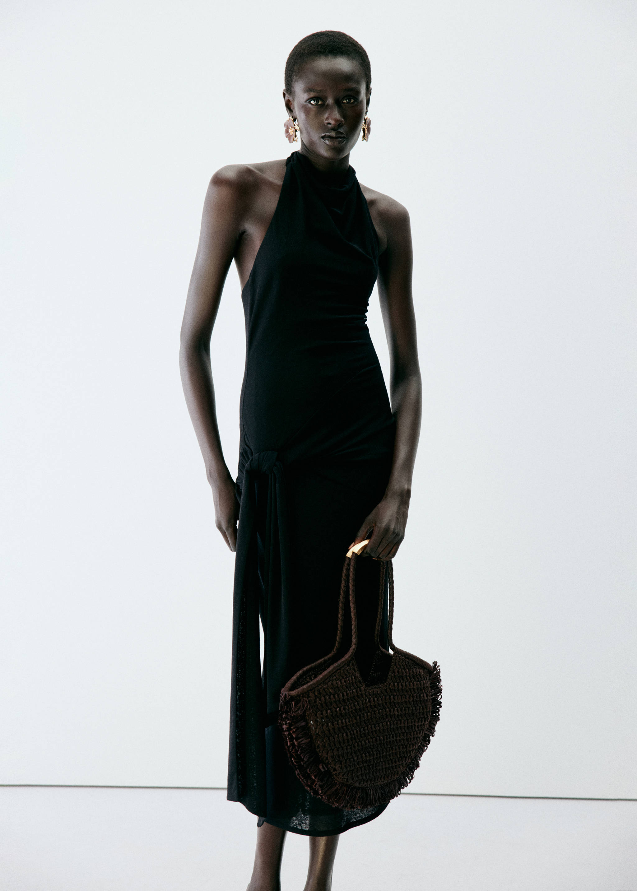Natural fibre shoulder bag - General plane