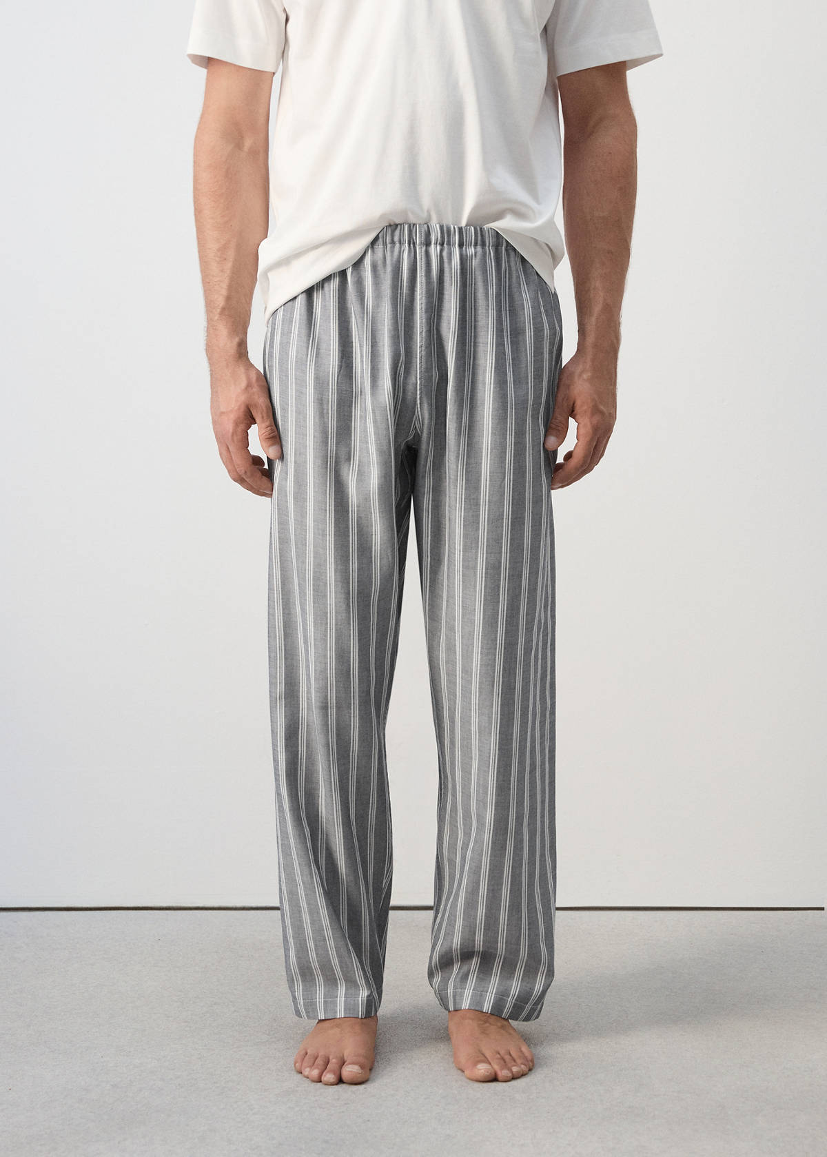 100% cotton combined pyjama pack — Grey