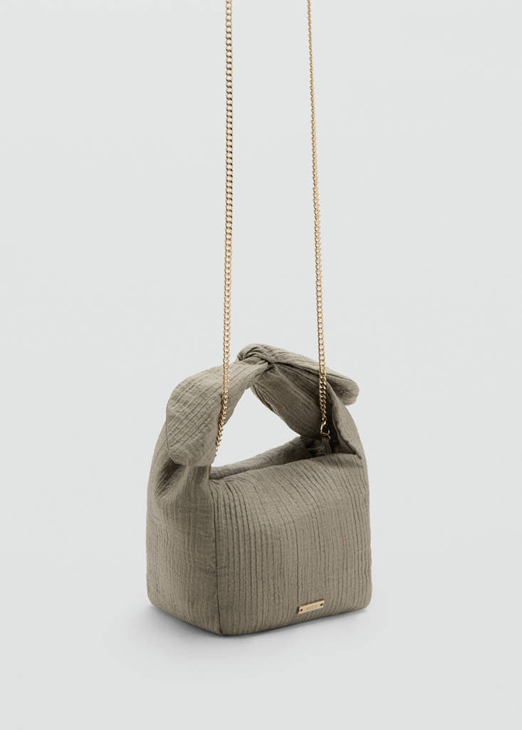 Bambula handbag with bow - thumbnail 9