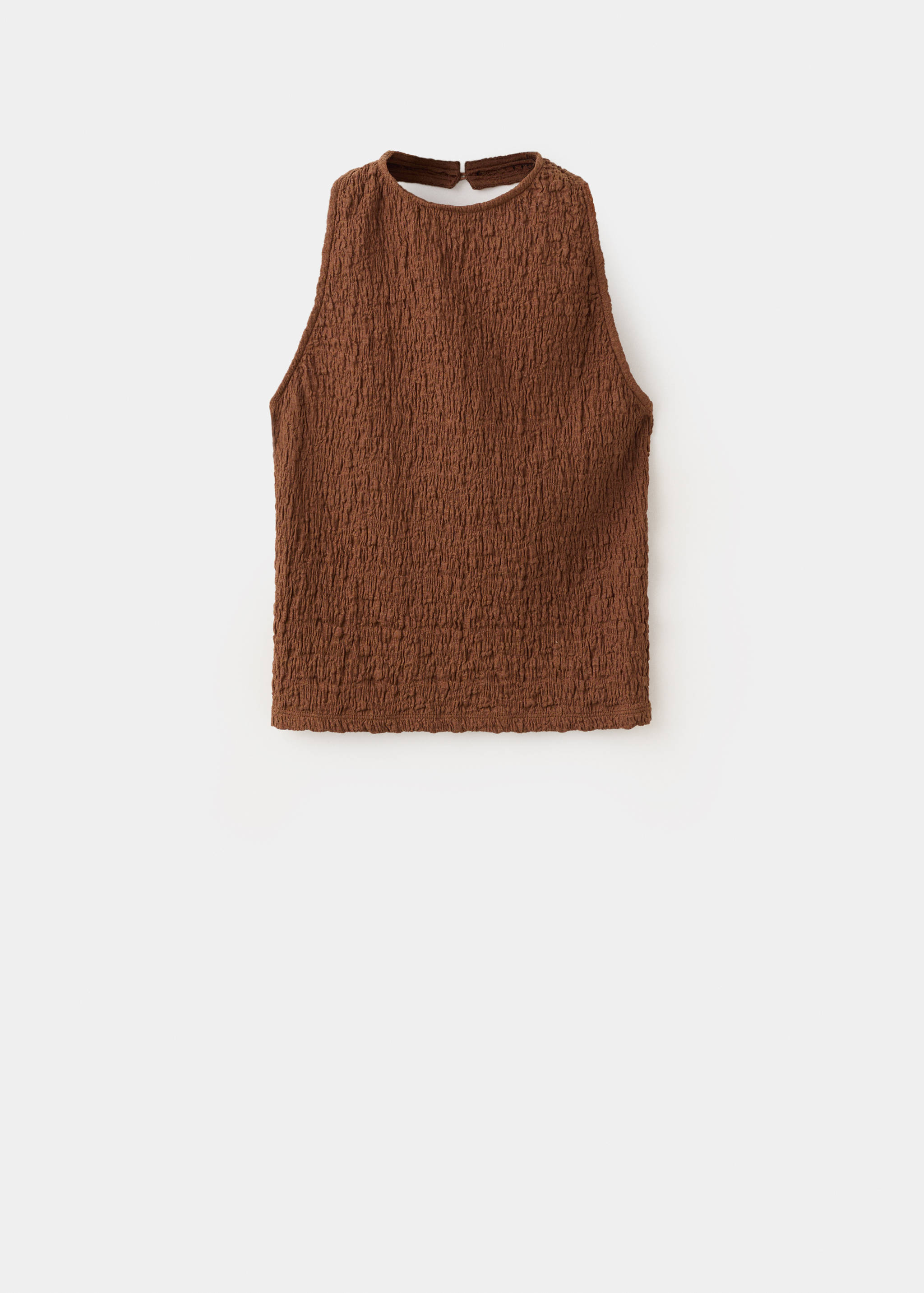 Top halter fruncidos - Artículo sin modelo
