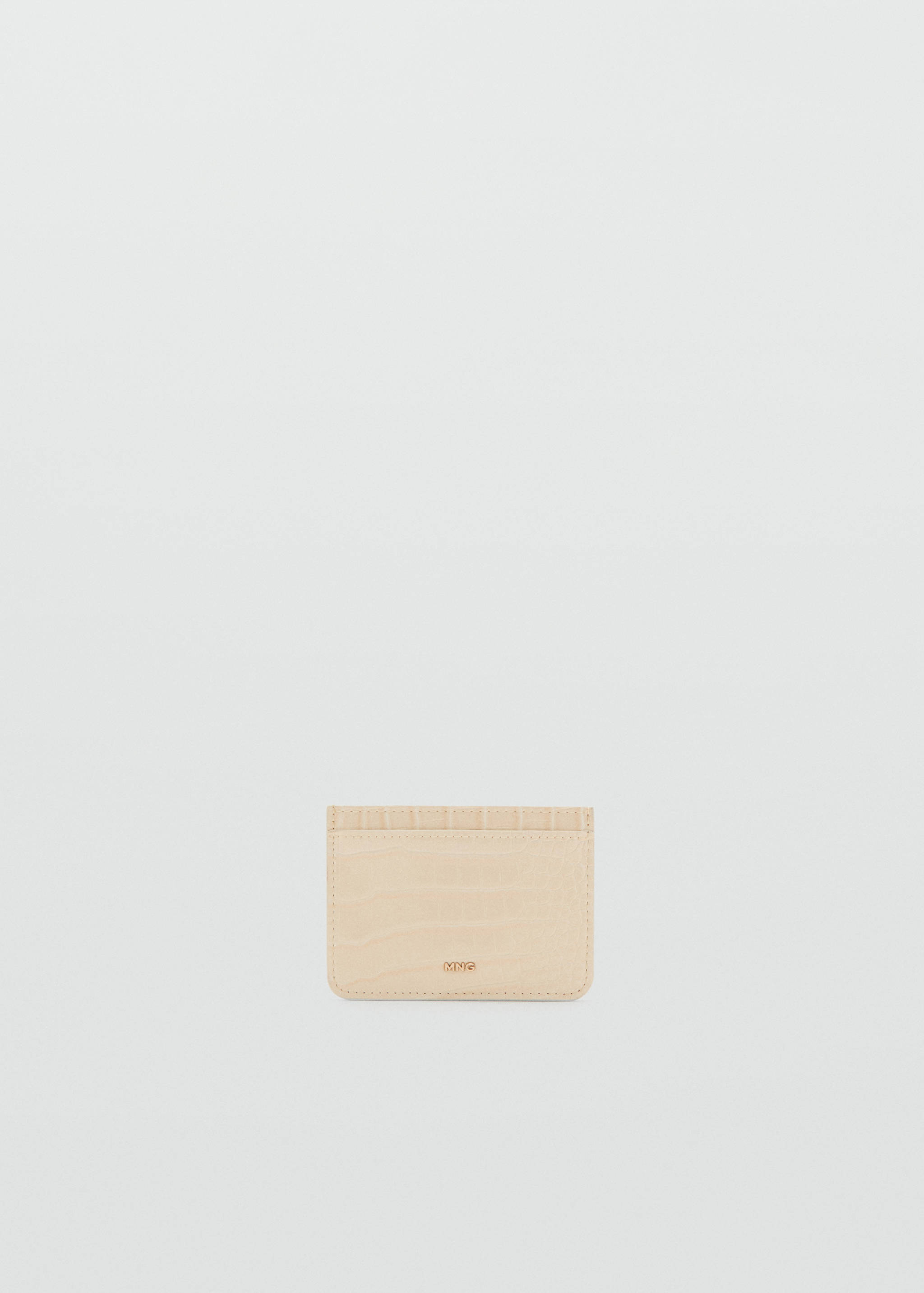 Croc-effect card holder - Article without model