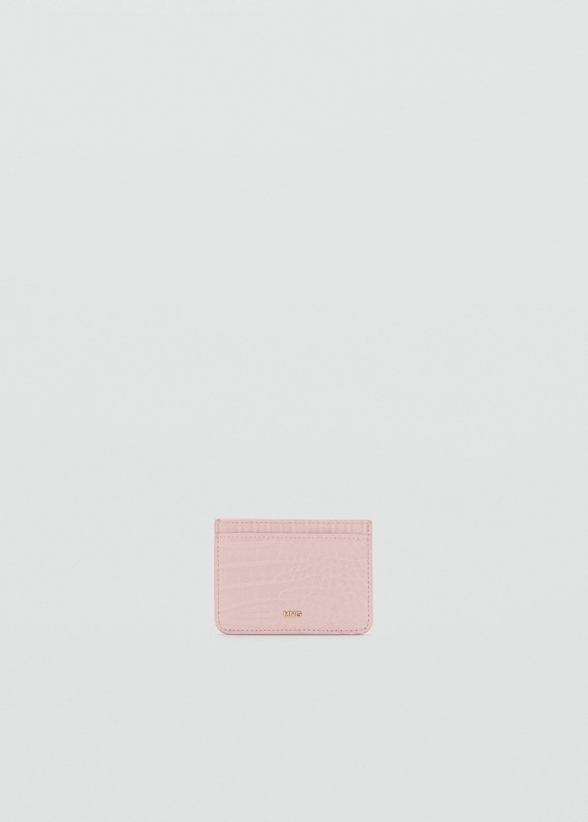 Croc-effect card holder - Article without model