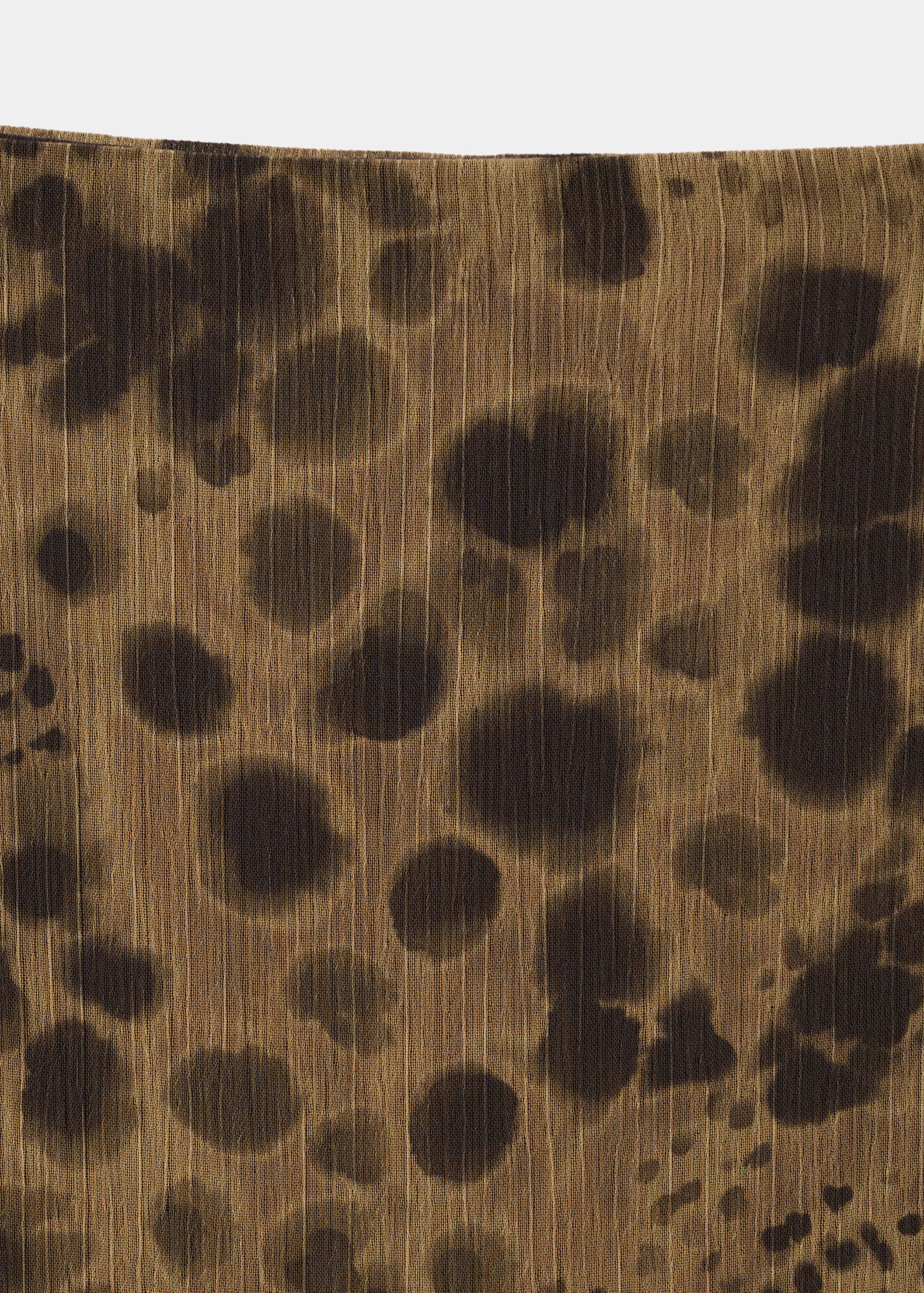 Flowy printed skirt - Details of the article 8