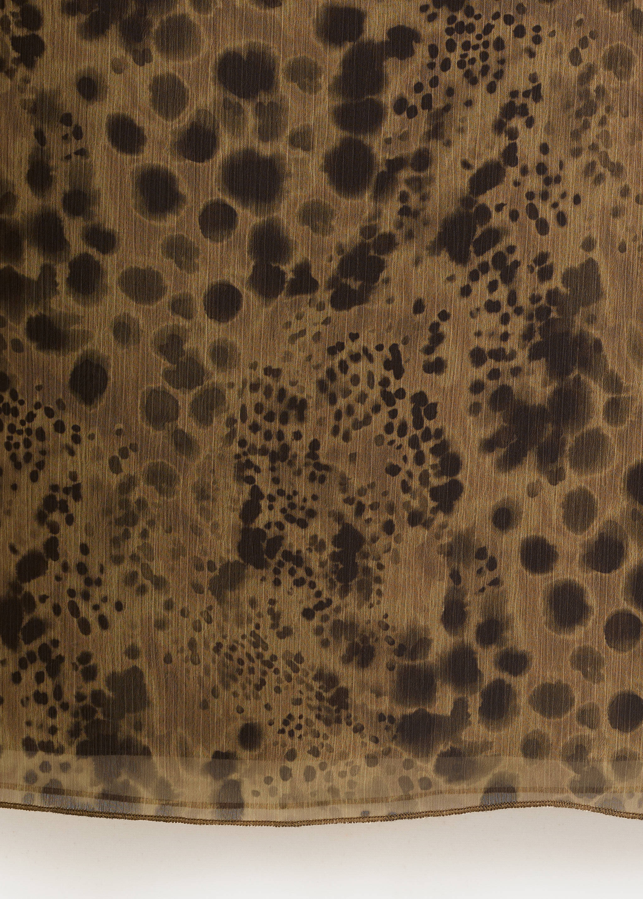 Flowy printed skirt - Details of the article 0