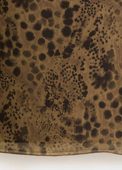 Flowy printed skirt — Russet 7