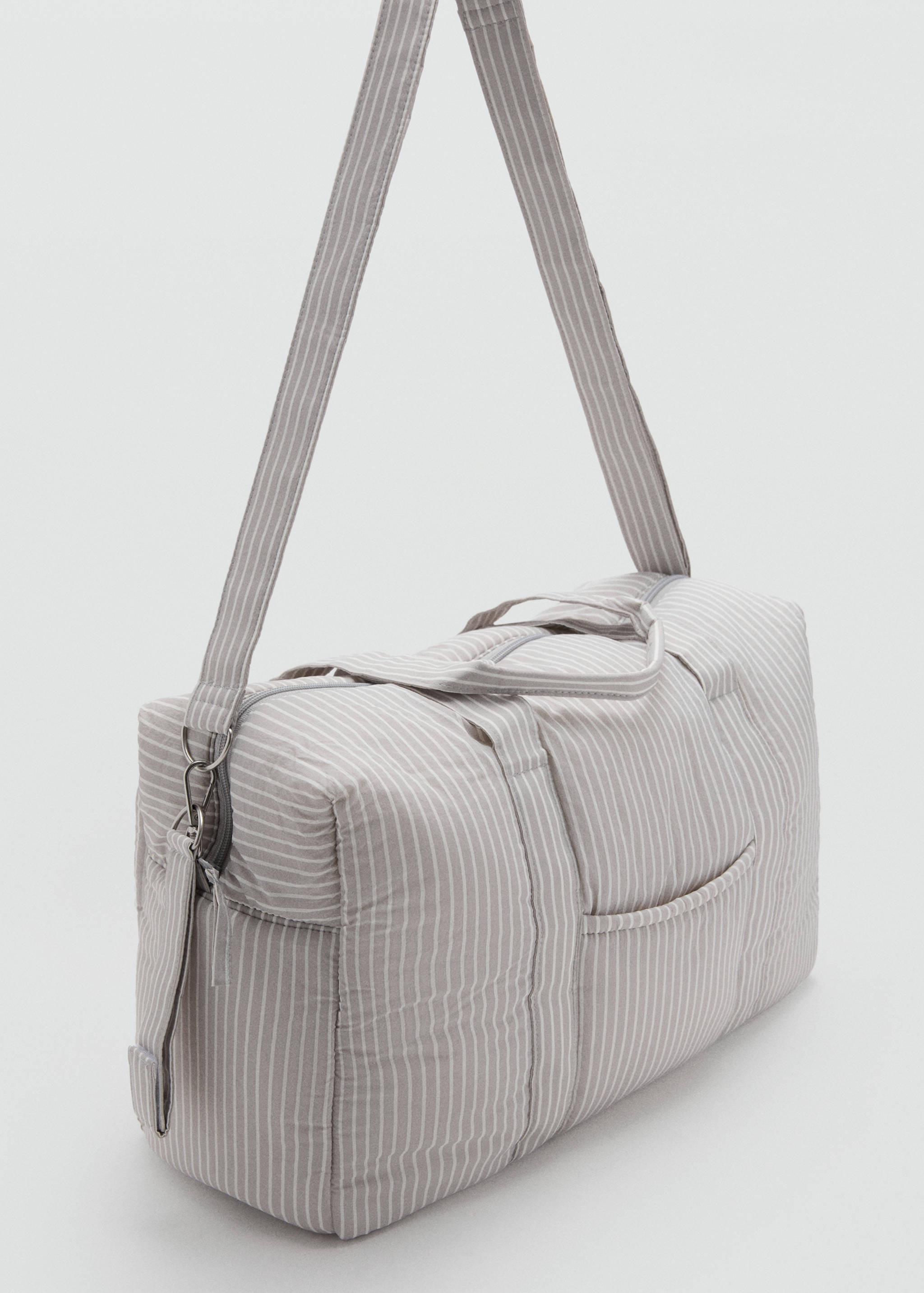 Bolsa maternidad rayas - Plano medio