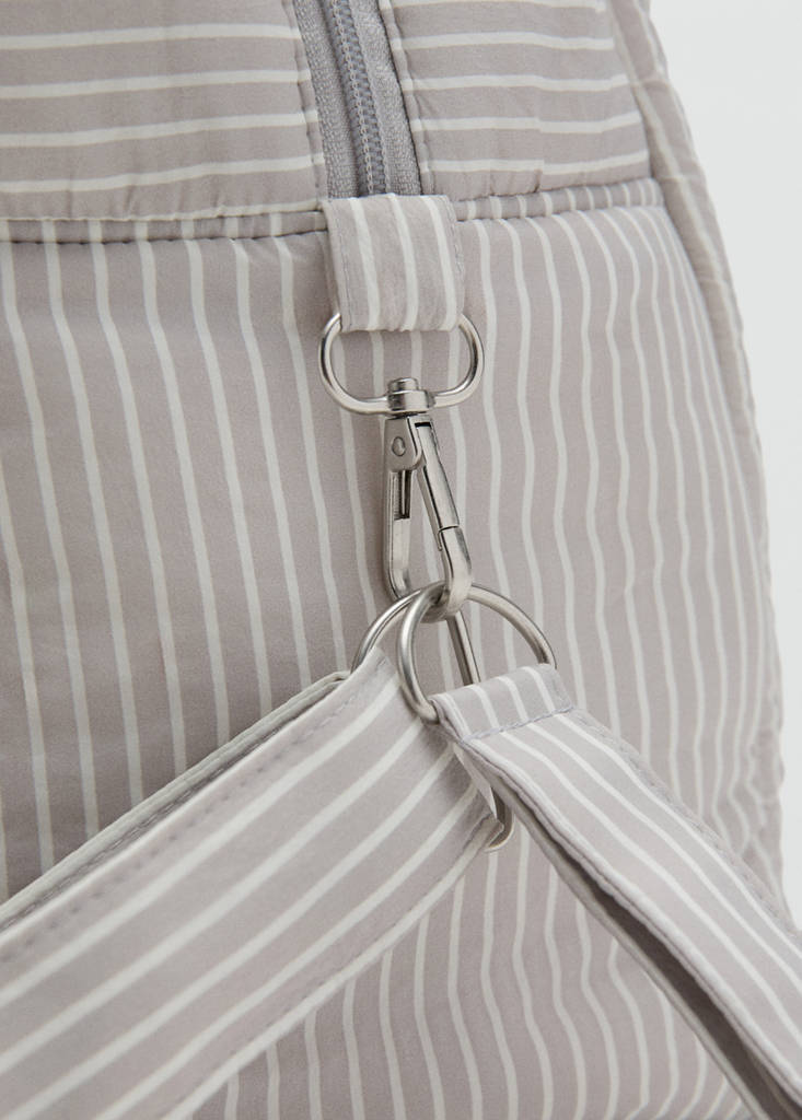 Striped maternity bag — Off White