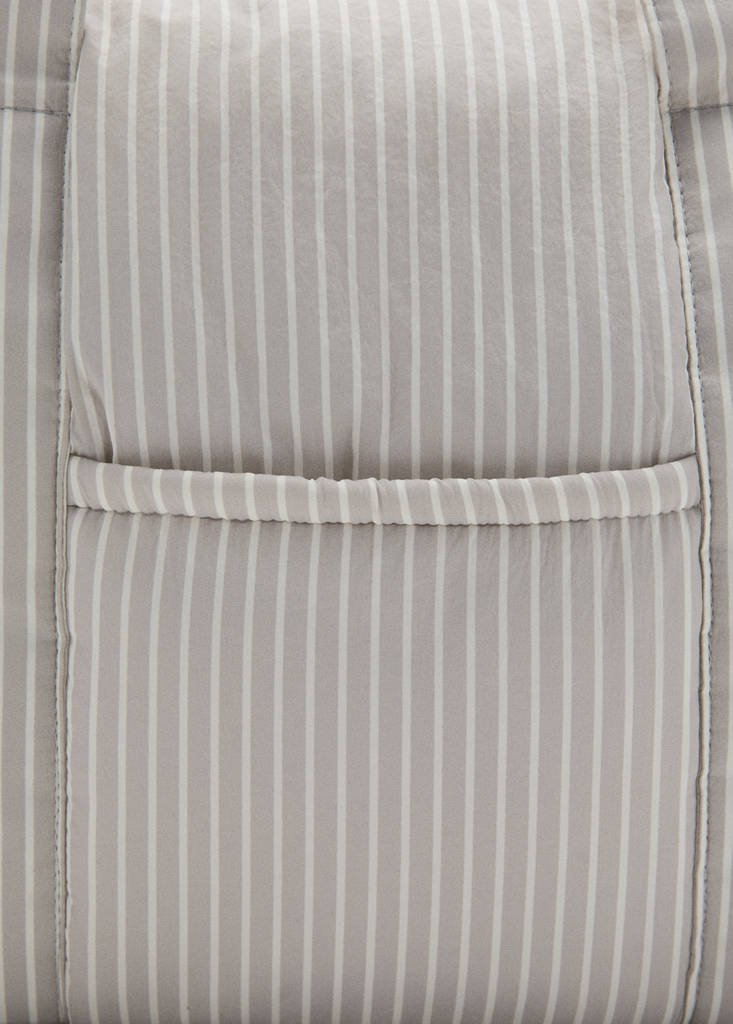 Striped maternity bag — Off White