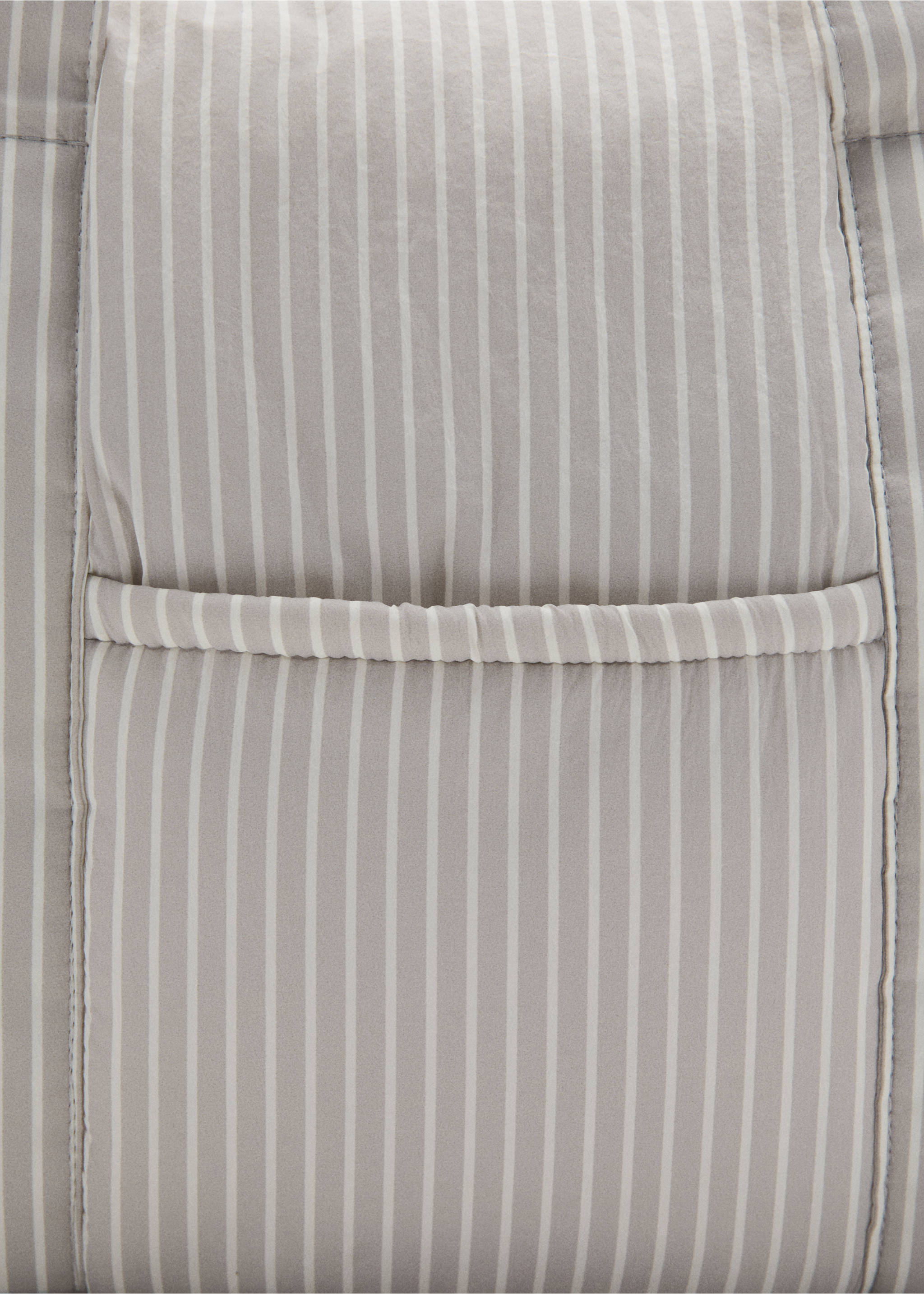Striped maternity bag - Details of the article 2, Off White. Ref: 37091512-00.