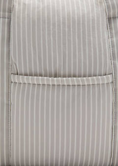 Striped maternity bag — Off White 4
