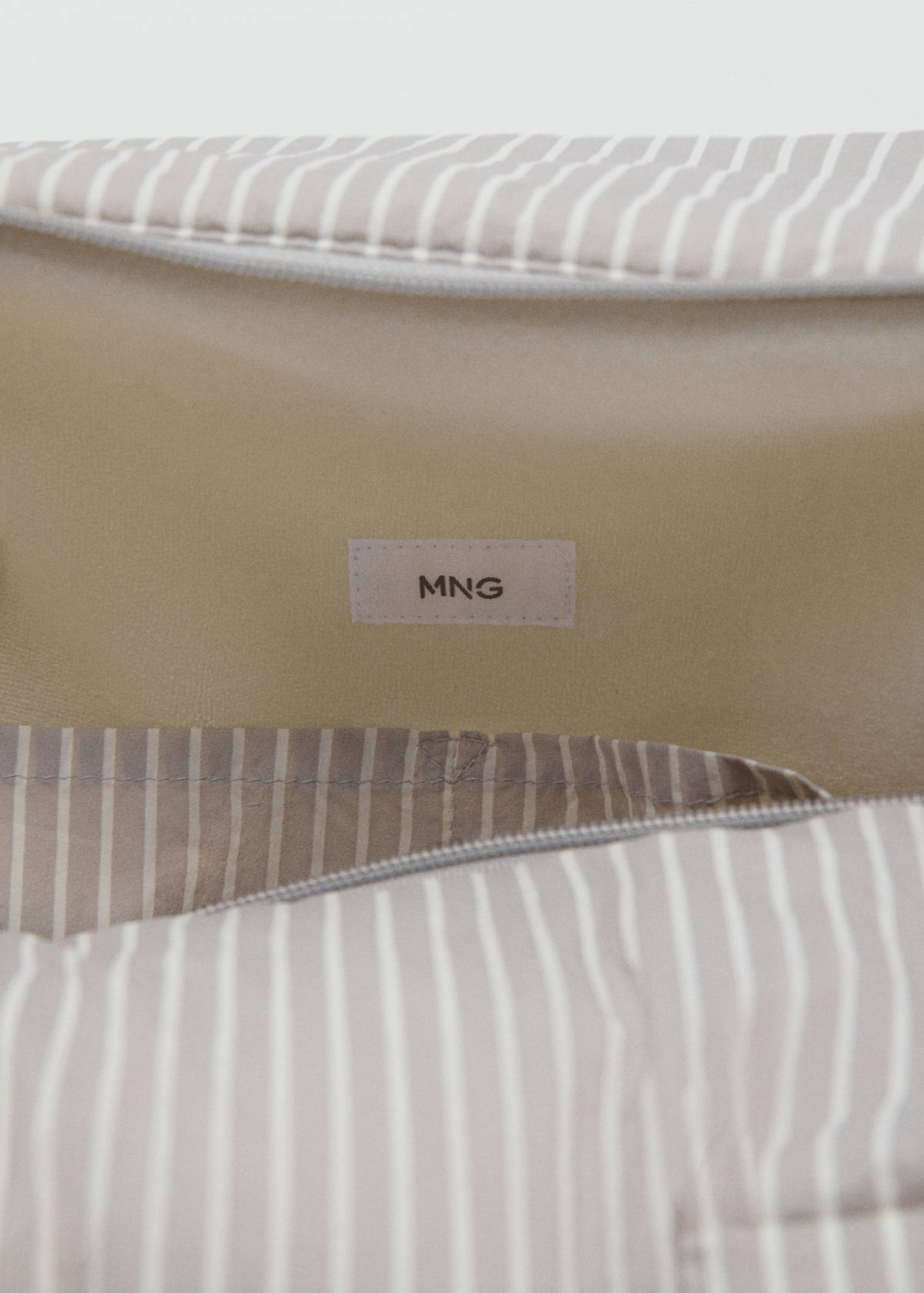 Striped maternity bag — Off White