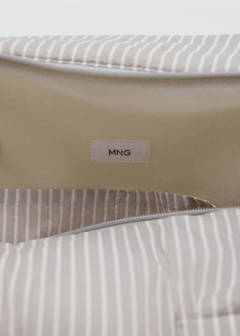 Striped maternity bag — Off White 5
