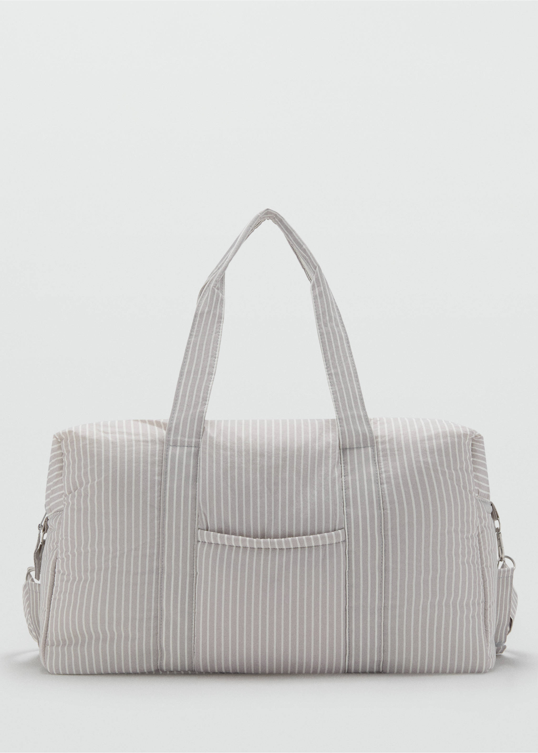 Striped maternity bag - Article without model, Off White. Ref: 37091512-00.