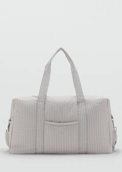Striped maternity bag — Off White 1