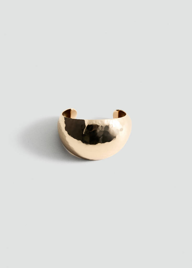 Metallic volume bracelet — Gold