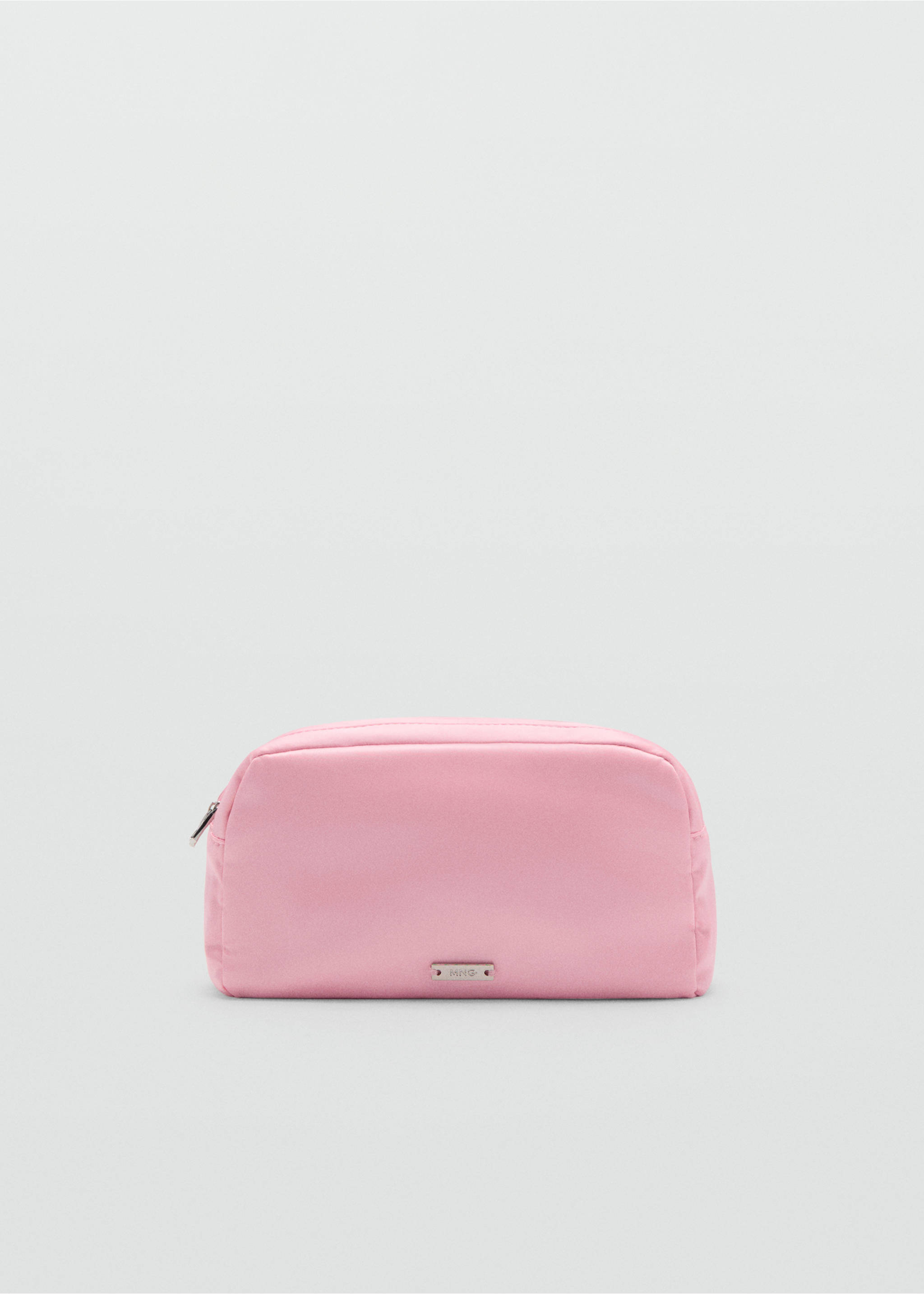 Double-pocket satin toiletry bag - منتج دون نموذج, وردي. Ref: 37091515-00.