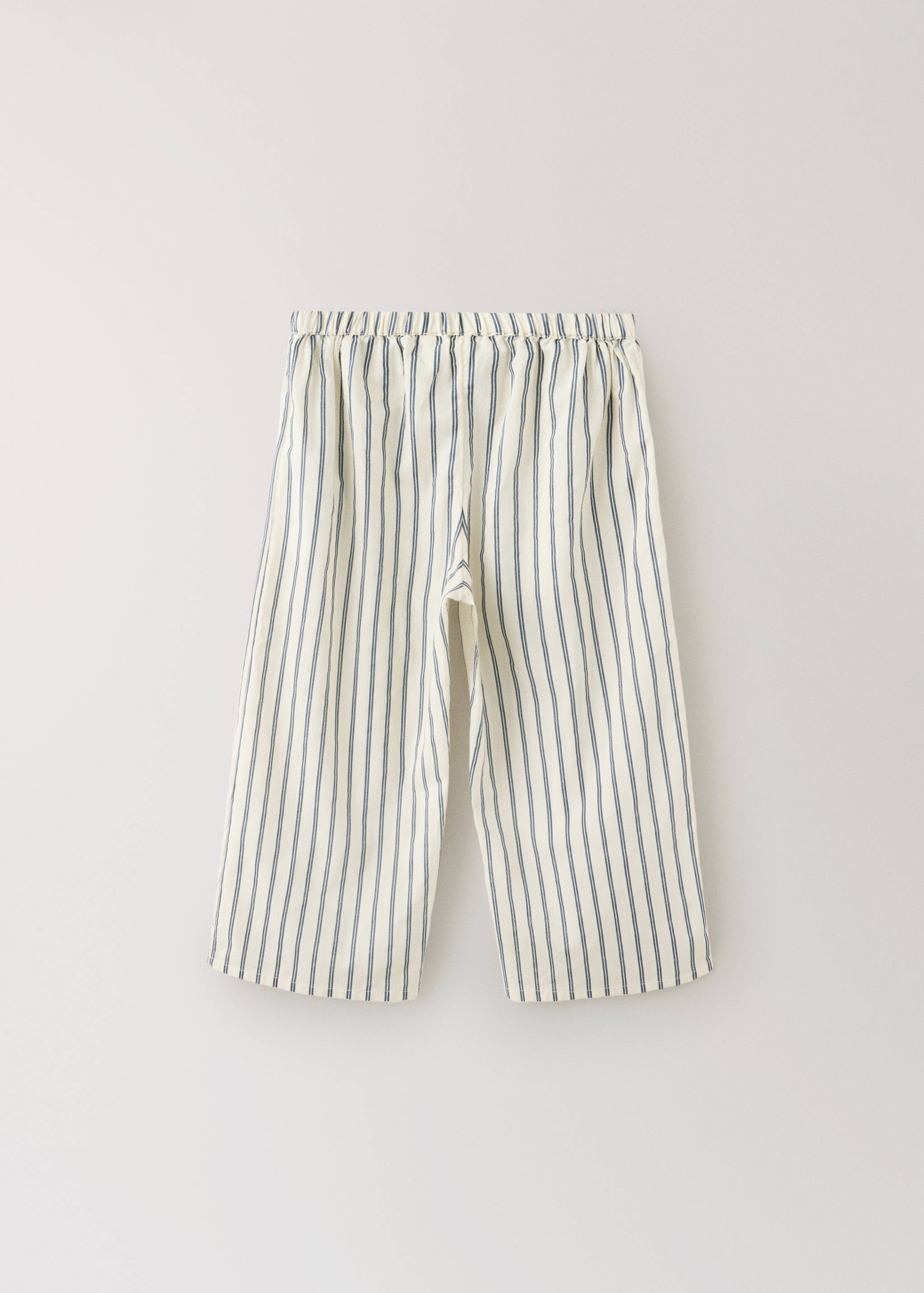 100% cotton striped pyjama trousers - Details of the article 1