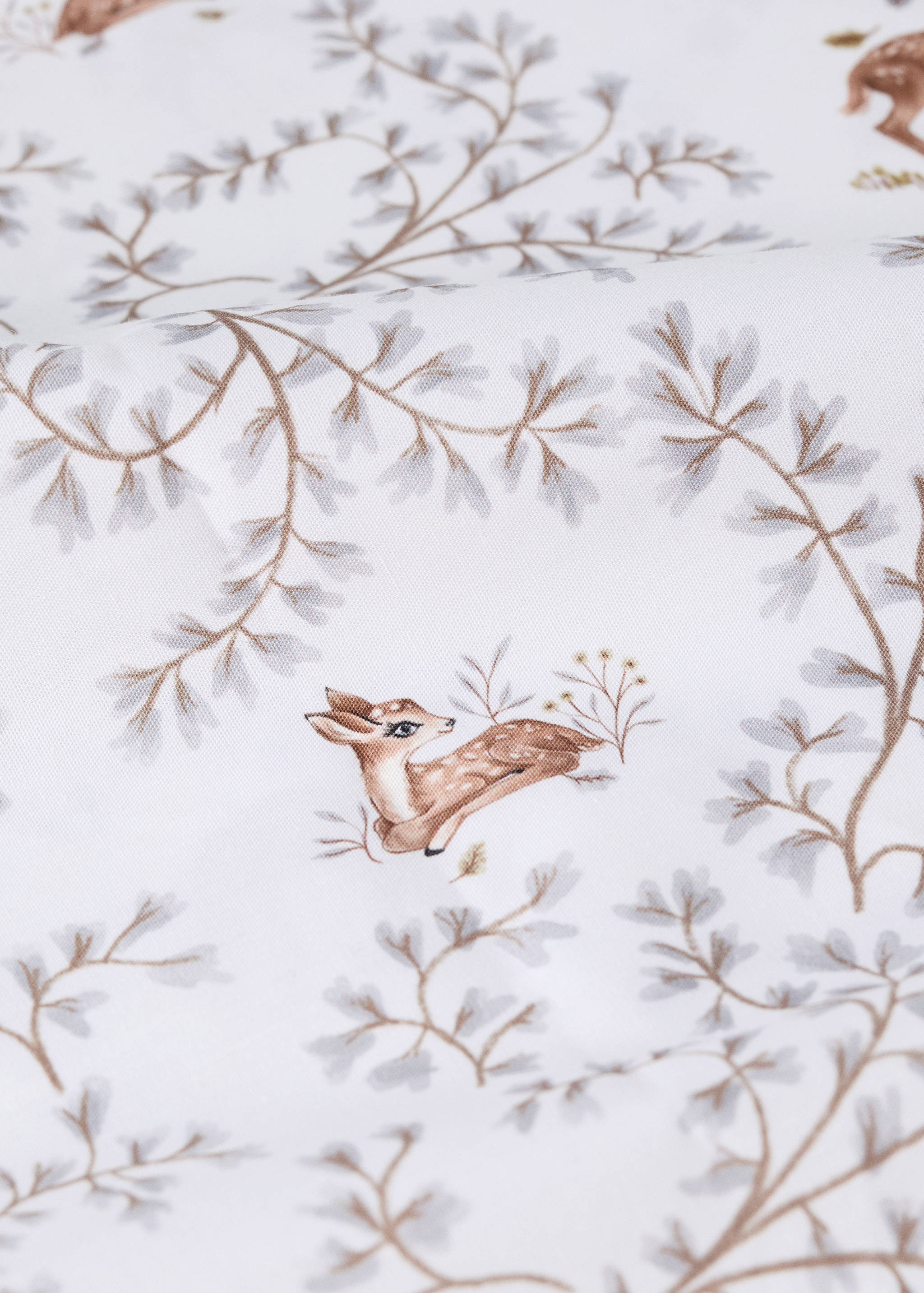Printed 100% percale cotton cot duvet cover - Details of the article 2