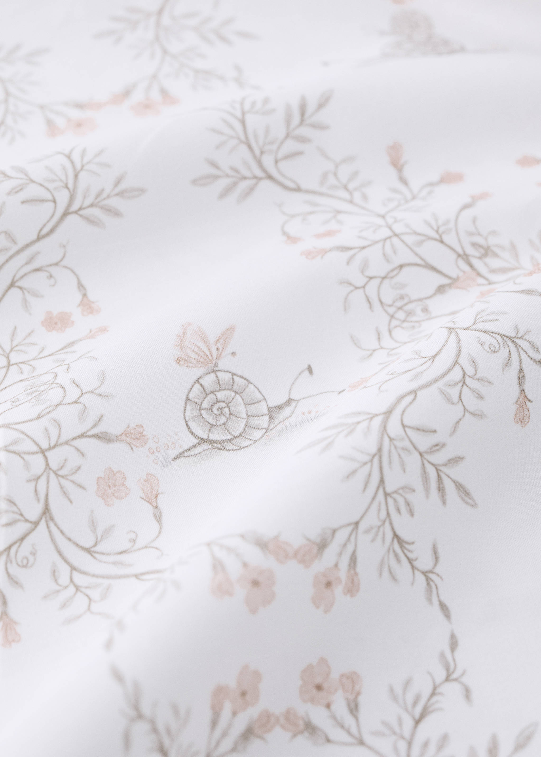 Printed 100% percale cotton cot duvet cover - Details of the article 2
