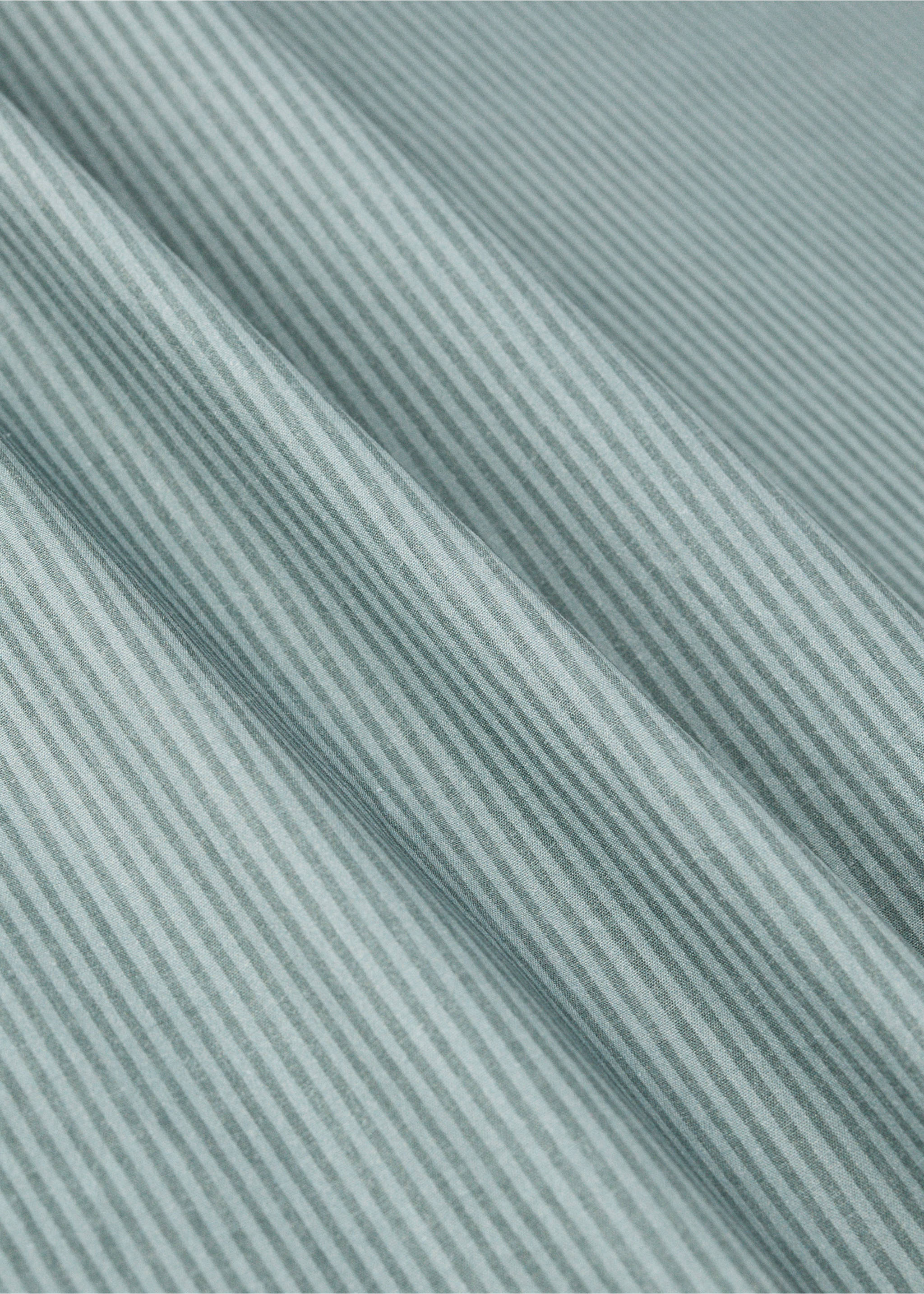 60 cm cotton percale fitted crib sheet - Details of the article 2, Green. Ref: 37091525-00.